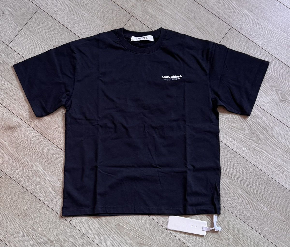 About:Blank About:Blank White Logo Tee | Minimal Form & Statement Design Size US L / EU 52-54 / 3 - 2 Thumbnail
