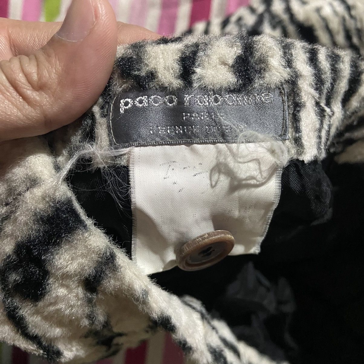 Paco Rabanne Paco Rabanne Paris Zebra Faux Fur A-Line Skirt Size 28" / US 6 / IT 42 - 3 Thumbnail