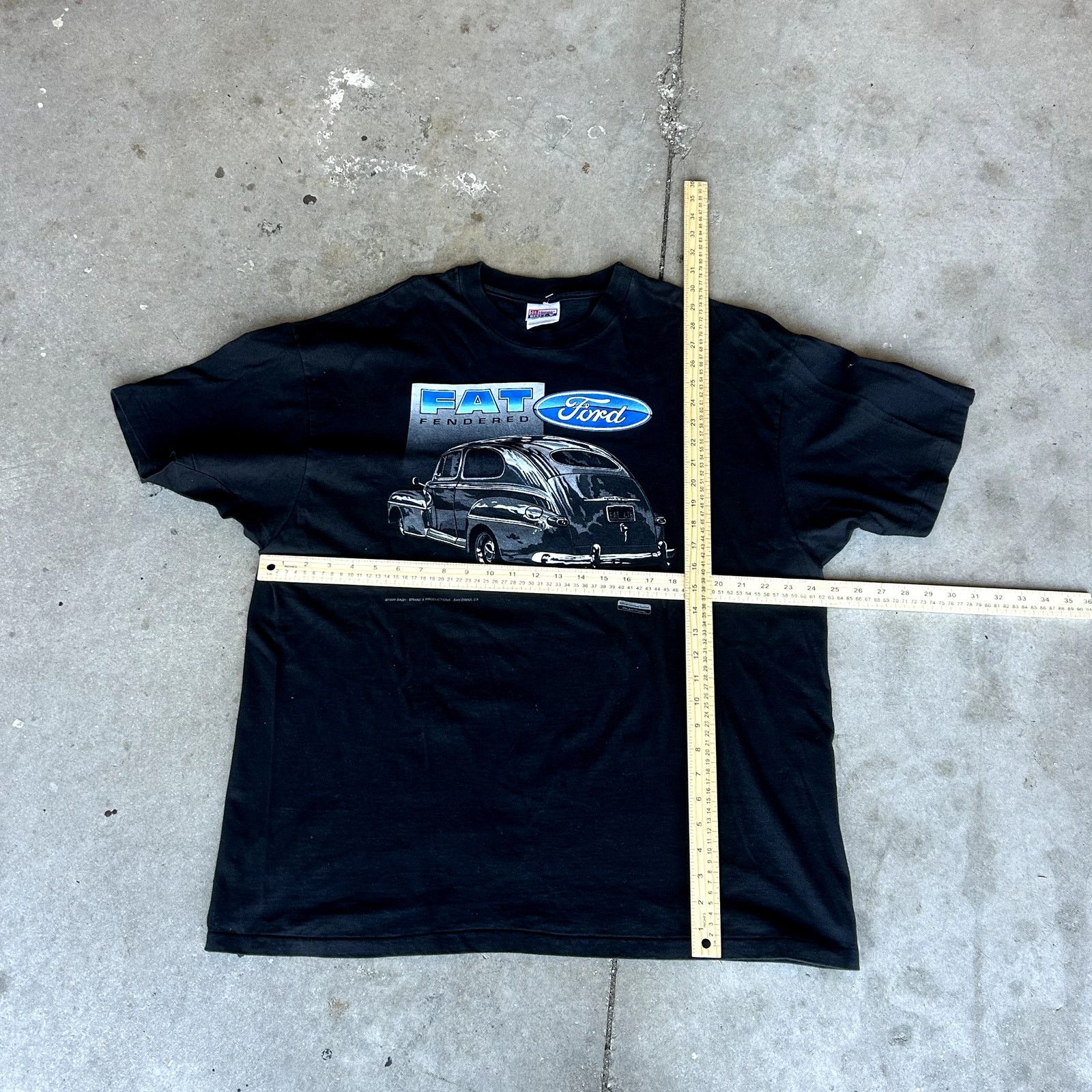 Hanes Vintage 90s Ford Fat Fendered T-Shirt XXL Size US XL / EU 56 / 4 - 4 Thumbnail