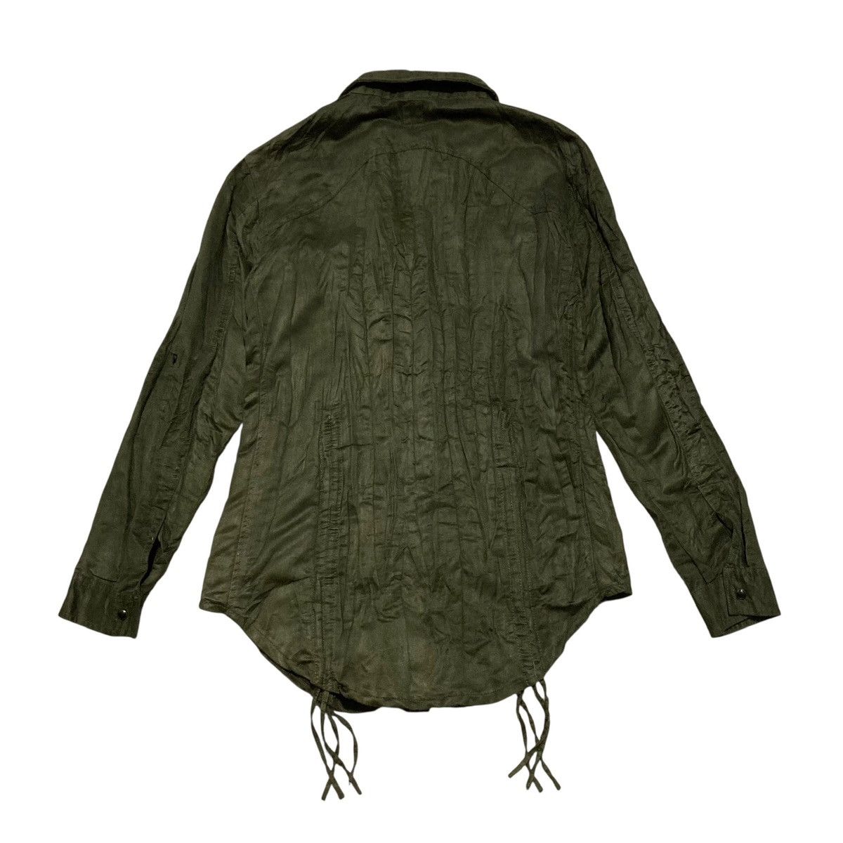 Hysteric Glamour SEMANTIC DESIGN - Japanese Wrinklet Shirt Velvet Vkei Style Size US S / EU 44-46 / 1 - 3 Thumbnail