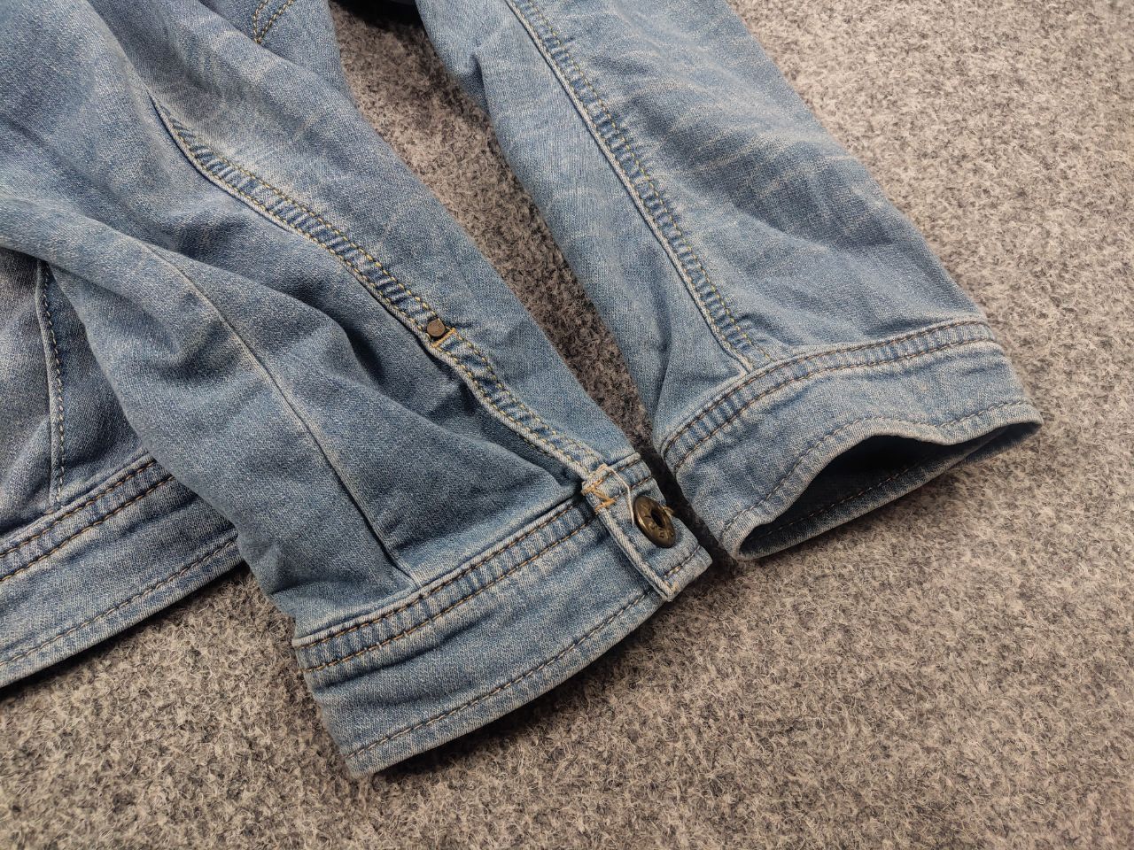 Diesel Vintage 90's Diesel Elshar Ne Juzicon denim stretch Jacket Size US S / EU 44-46 / 1 - 10 Thumbnail