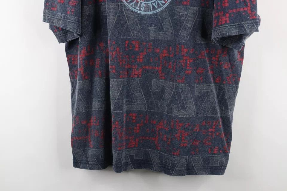 Vintage Vintage 90s Bugle Boy Out Abstract All Over Print T-Shirt Size US XL / EU 56 / 4 - 3 Thumbnail