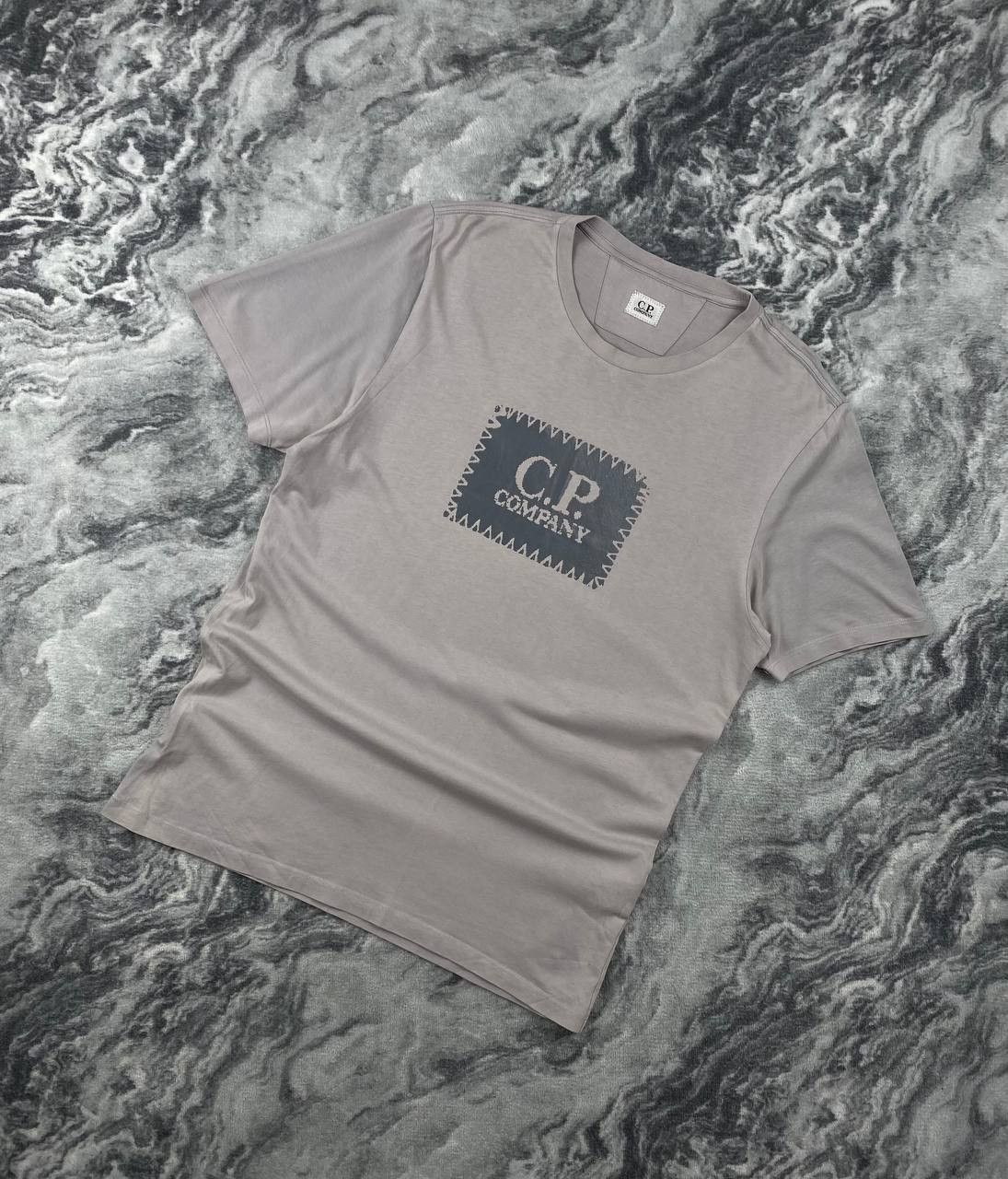 C.P. Company CP Company T Shirt Center Big Logo Men Size M Gray/ Beige Size US M / EU 48-50 / 2 - 1 Thumbnail