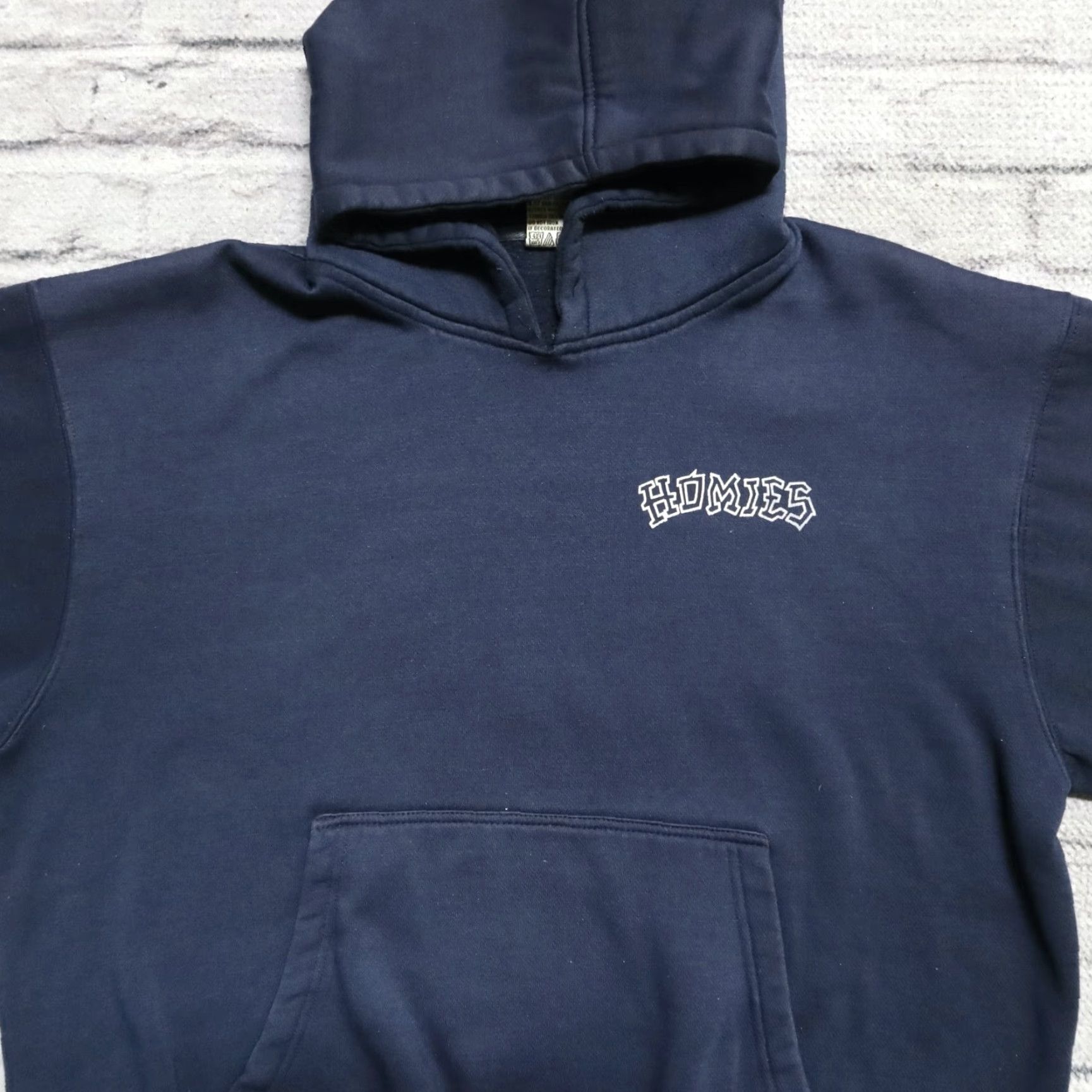 Vintage VINTAGE Homies Sweatshirt Shirt Navy M 90s Lowrider Pullover Mens Size US M / EU 48-50 / 2 - 3 Thumbnail