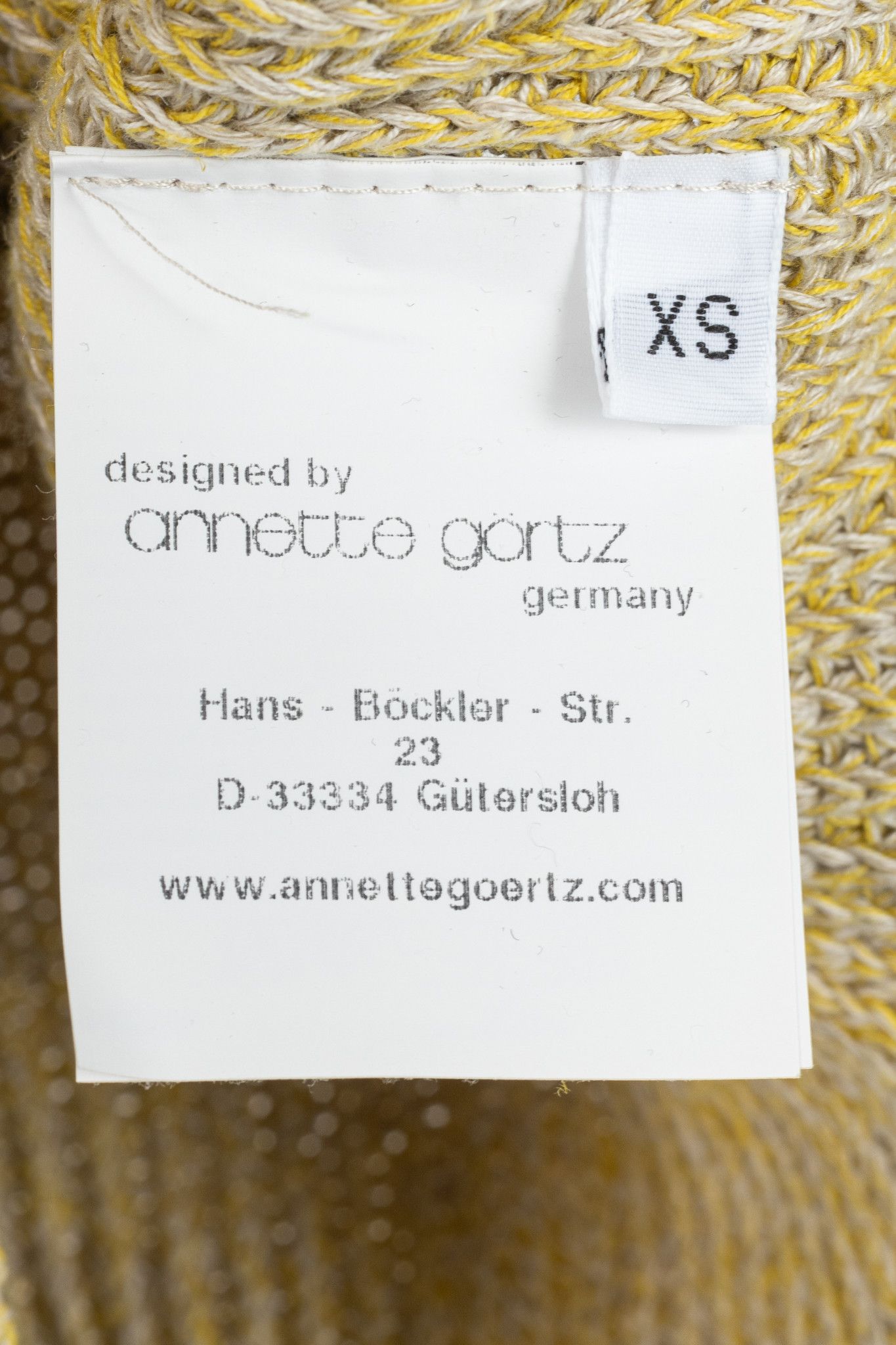 Annette Gortz Annette Gortz SS22 Len Two-Tone Cotton & Linen Sweater Size XS / US 0-2 / IT 36-38 - 8 Thumbnail