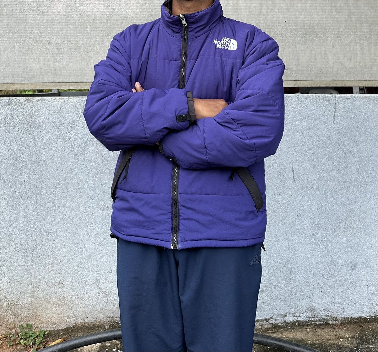 The North Face 👹The North Face Light Puffer Jacket In Purple Size US L / EU 52-54 / 3 - 2 Thumbnail