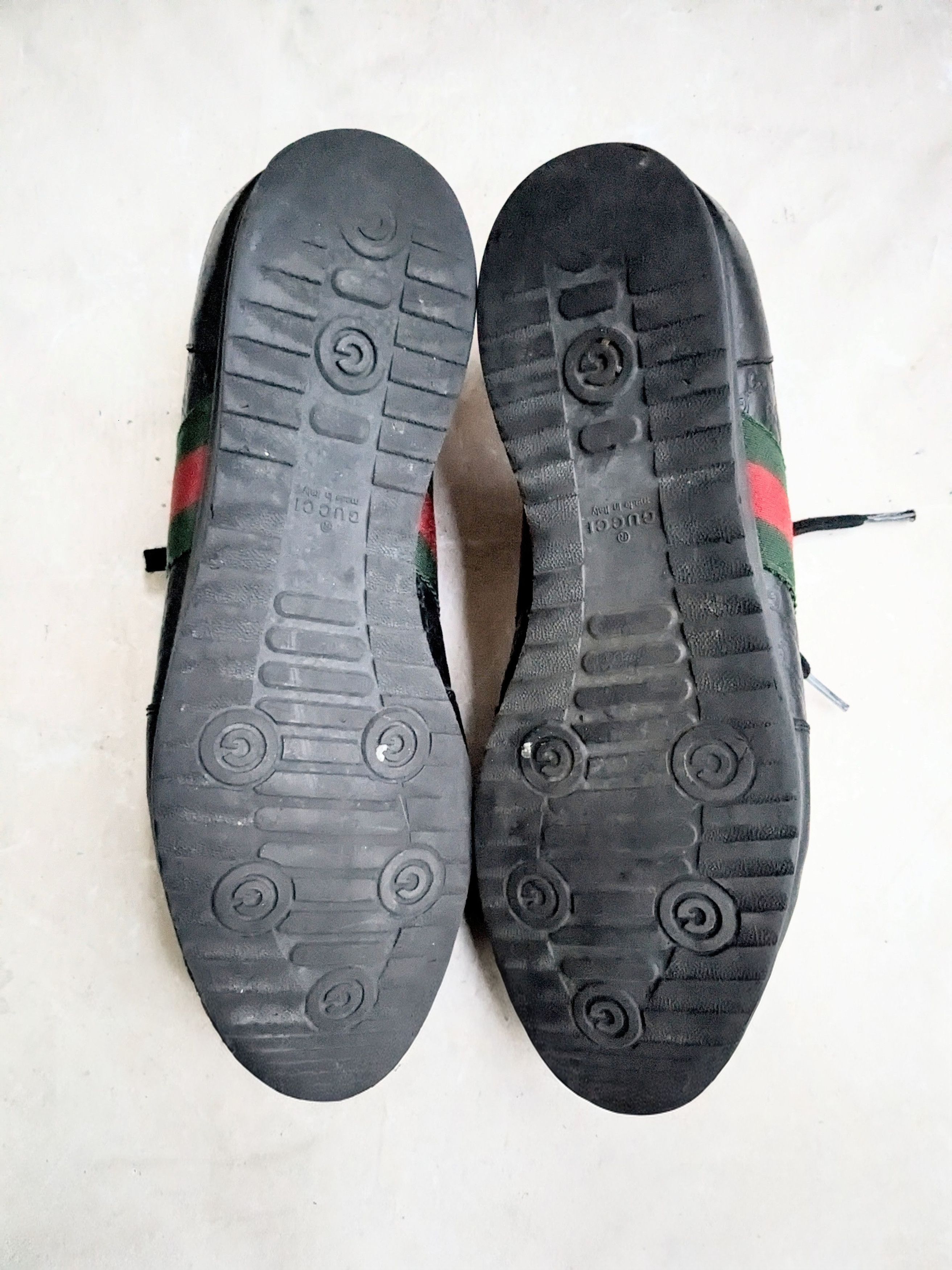 Gucci Gucci Monogram Sneakers Black 11 Low Tops Logo GG Size US 11 / EU 44 - 15 Thumbnail