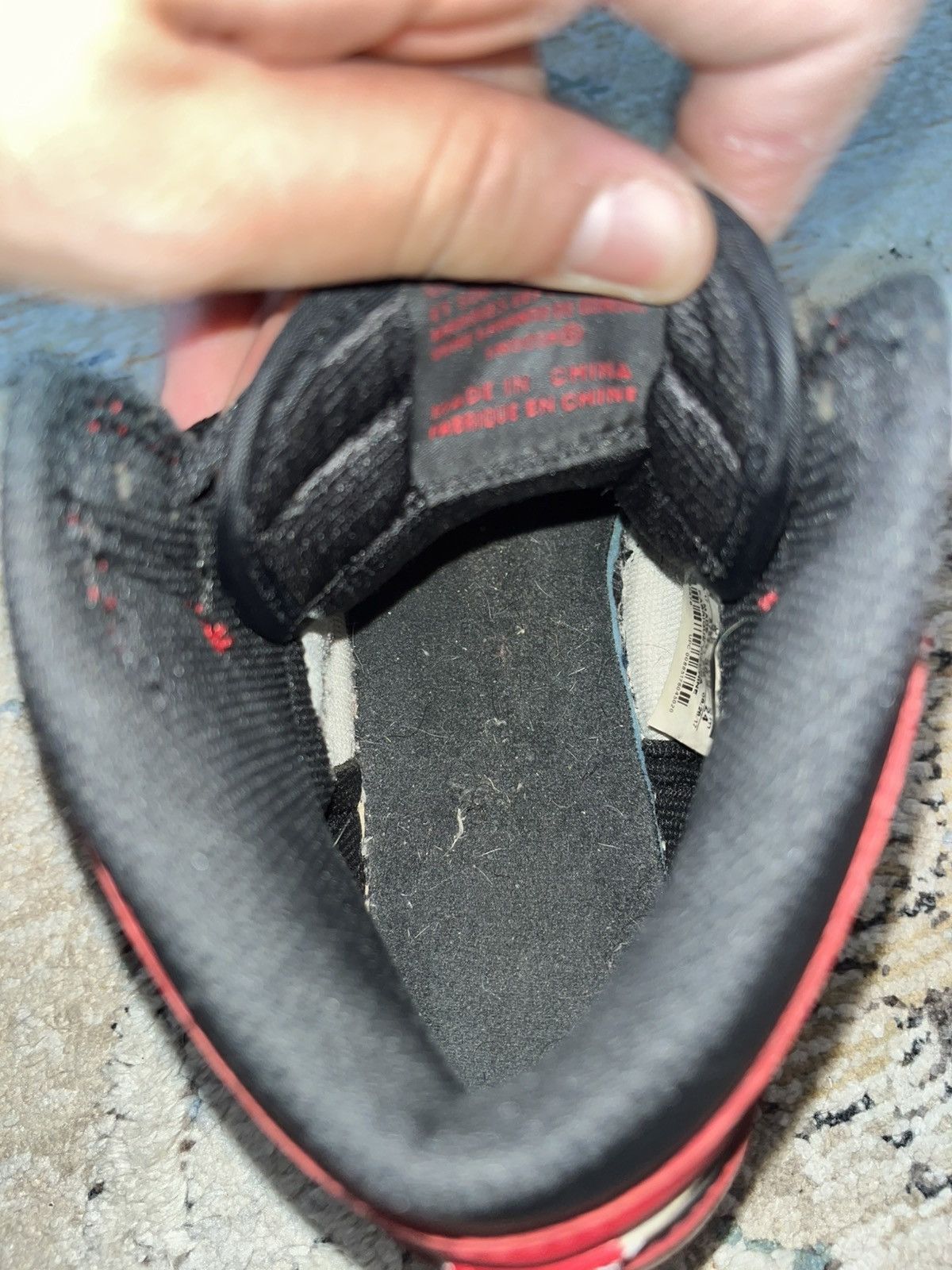 Nike Air Jordan 1 Bred Toe Size 6 Size US 6 / EU 39 - 6 Thumbnail