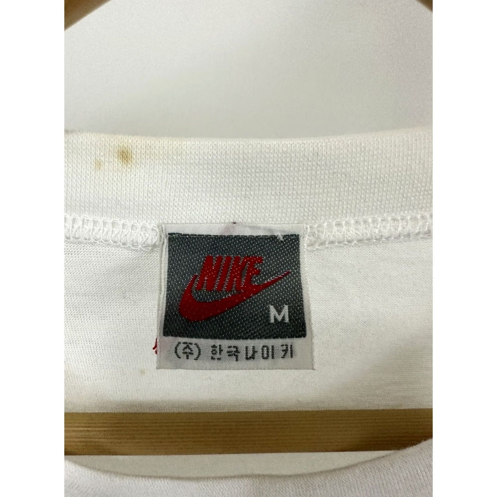 Nike VTG 80s Nike Seoul Korea 1988 Olympics Double Sided Single Stitch T-Shirt Size M Mens White Nike Shirt Olympics Swoosh Size US M / EU 48-50 / 2 - 4 Thumbnail