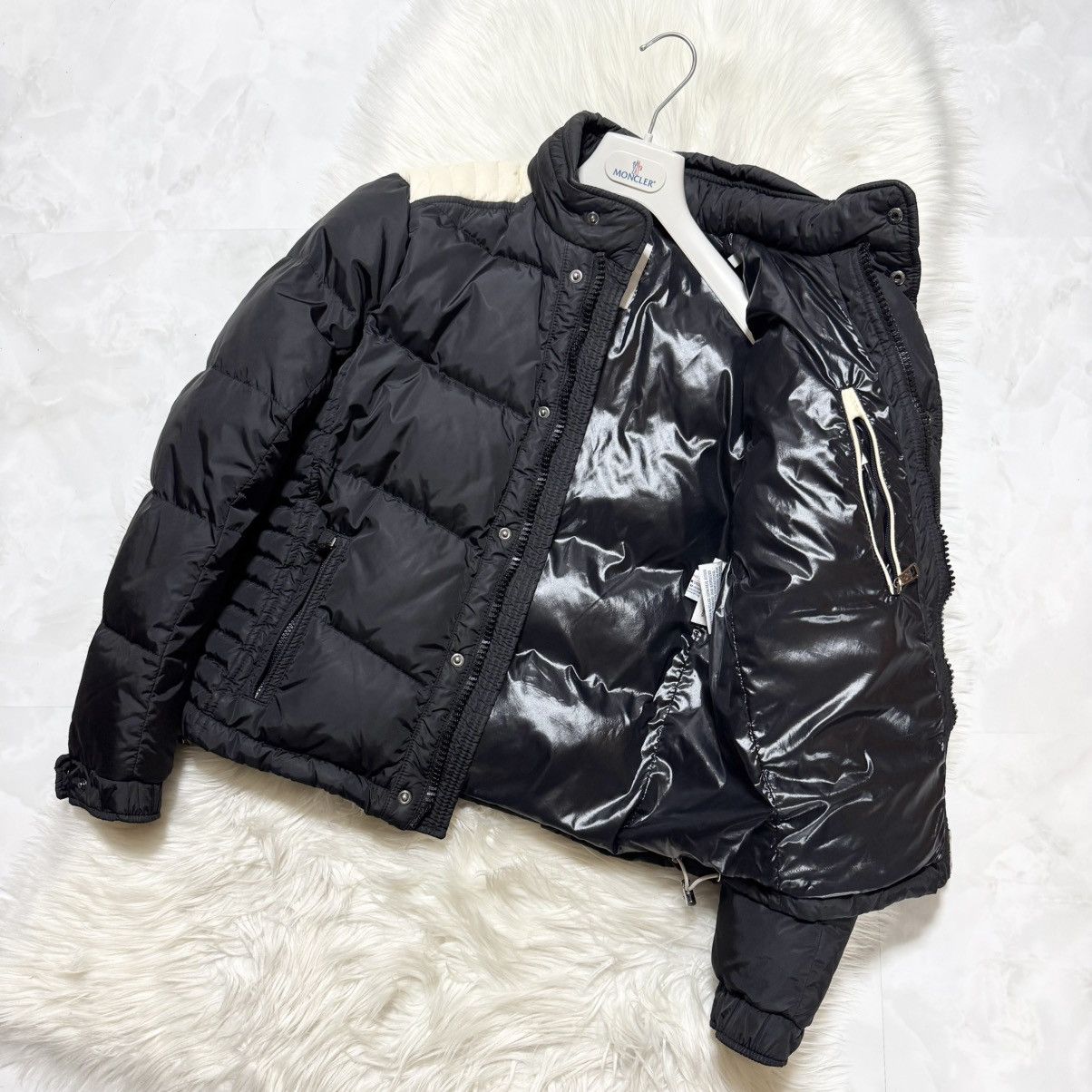 Moncler good condition Moncler AUSTIN biker down jacket 1 black Size US S / EU 44-46 / 1 - 12 Thumbnail