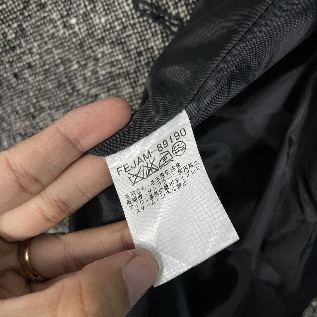 Michel Klein MK Klein Double Breasted Houndstooth Jacket Size S / US 4 / IT 40 - 16 Thumbnail