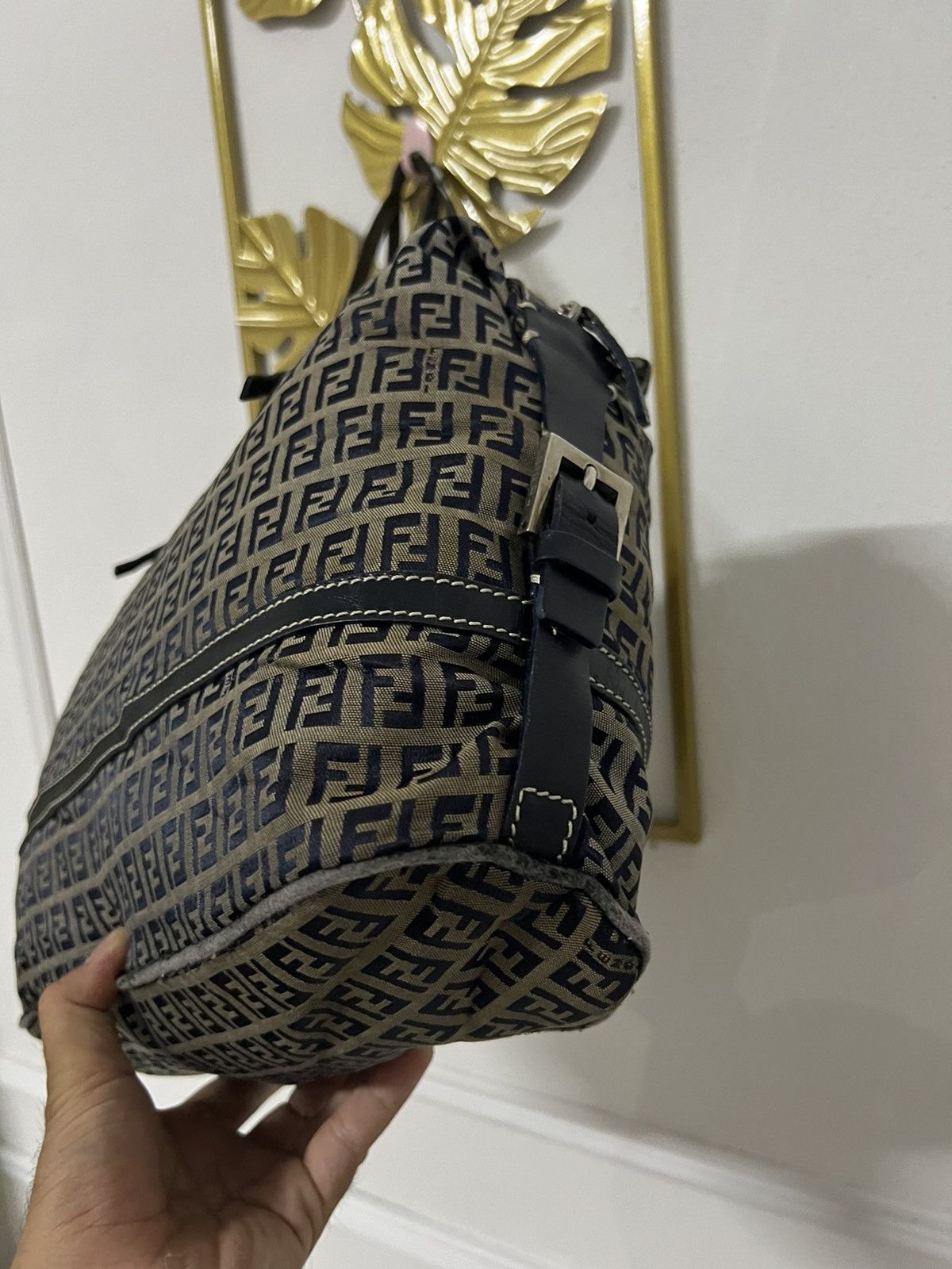 Fendi FENDI ZUCCHINO CANVAS HANDBAG Size ONE SIZE - 7 Thumbnail