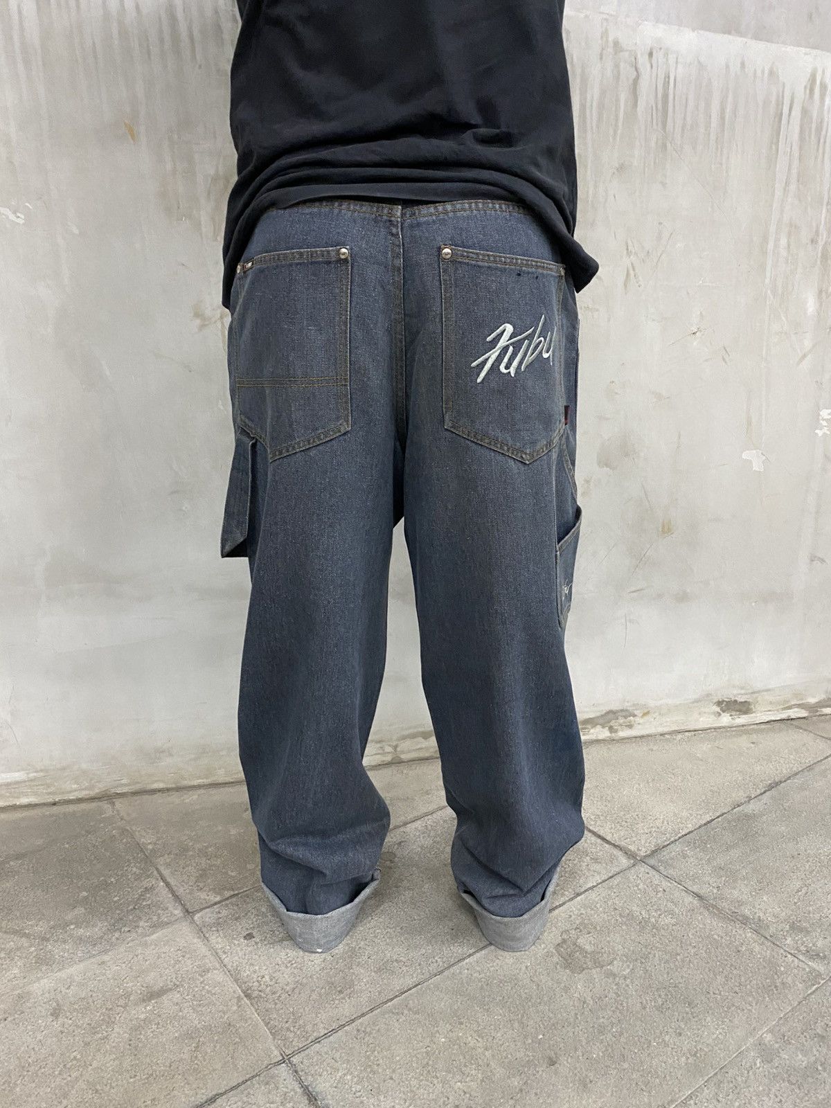 Fubu Vintage Y2K Fubu Denim Carpenter Logo Embroidery Size US 34 / EU 50 - 6 Thumbnail