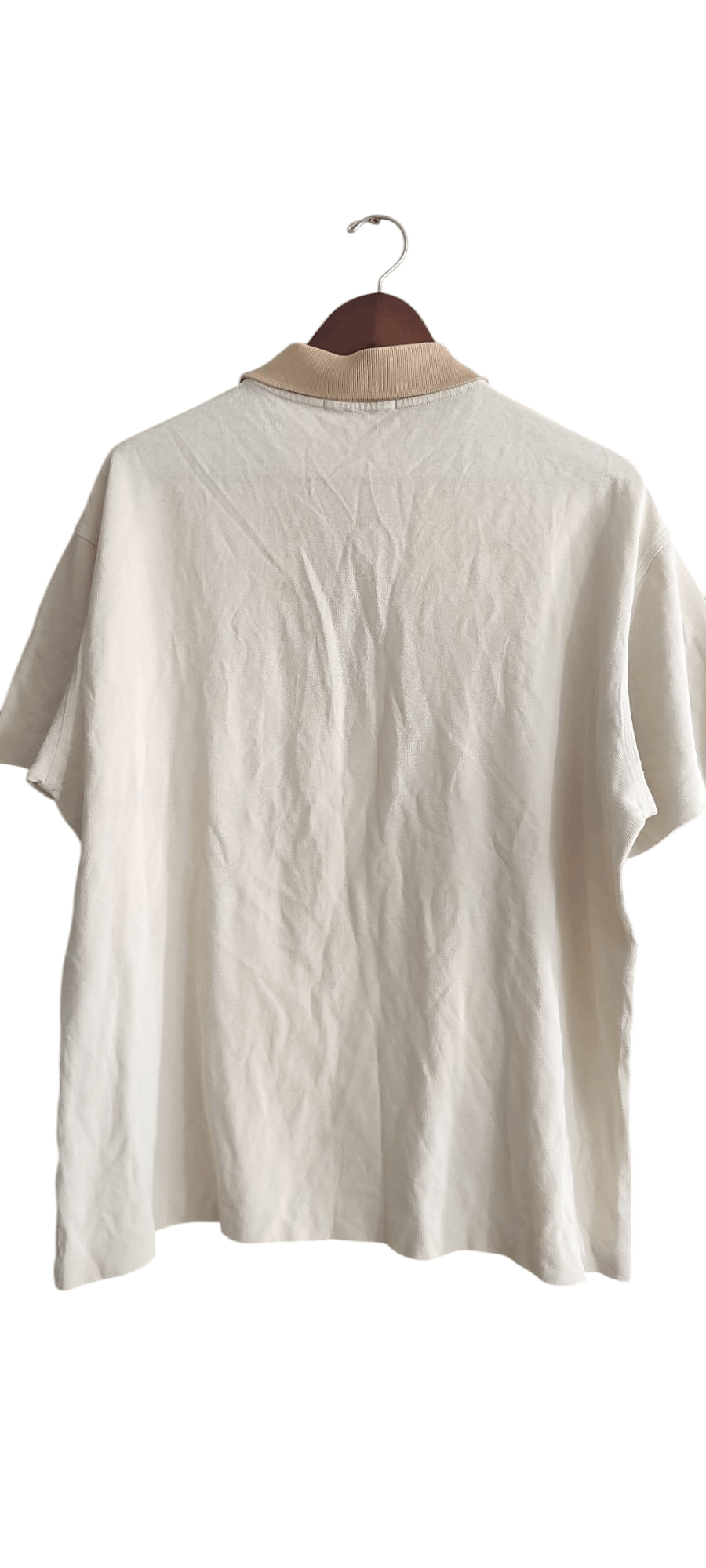 Burberry × Vintage VTG Burberry London Nova Check Polo Beige Tee Shirt Size US L / EU 52-54 / 3 - 2 Thumbnail