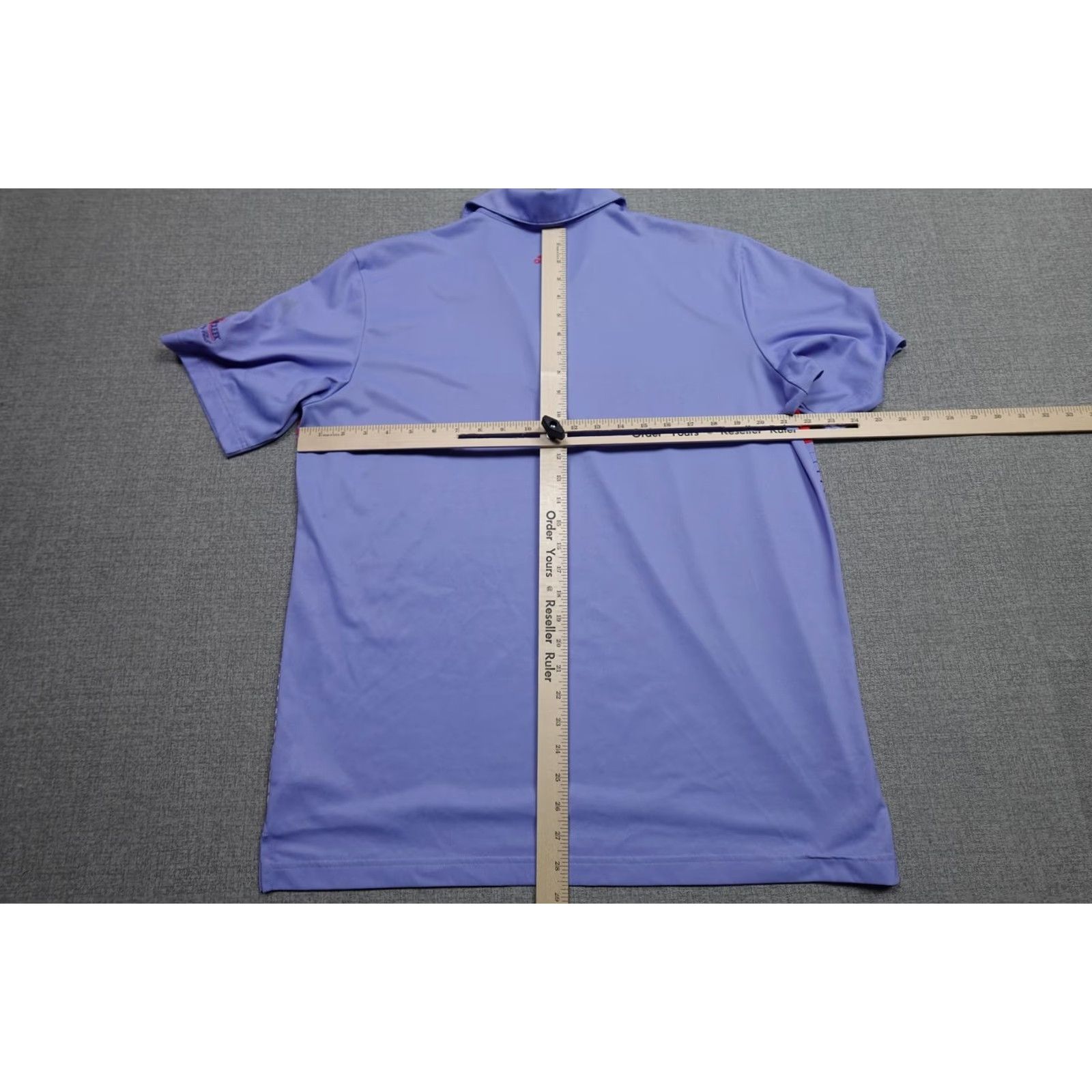 Adidas Adidas Climalite Polo Mens Large Purple Stripe Golf Size US L / EU 52-54 / 3 - 7 Thumbnail