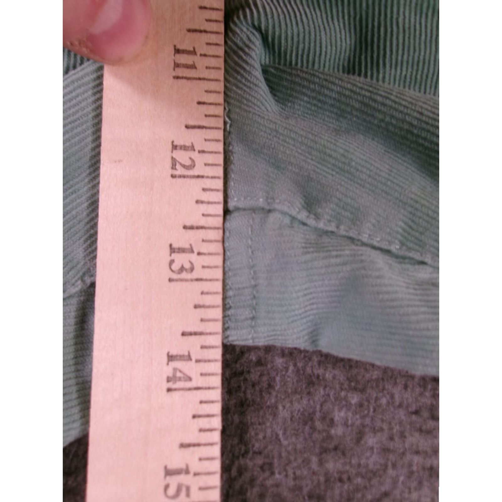 Coldwater Creek Coldwater Creek Pants Women 18 Green Corduroy Pull On Straight Leg Stretch Size 40" / US 18 - 6 Thumbnail