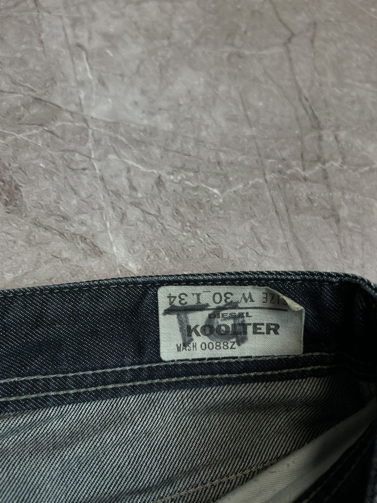 Diesel × Vintage OOs Diesel Industries Black Dark Wash Straight Jeans Size 30 Size US 30 / EU 46 - 6 Thumbnail