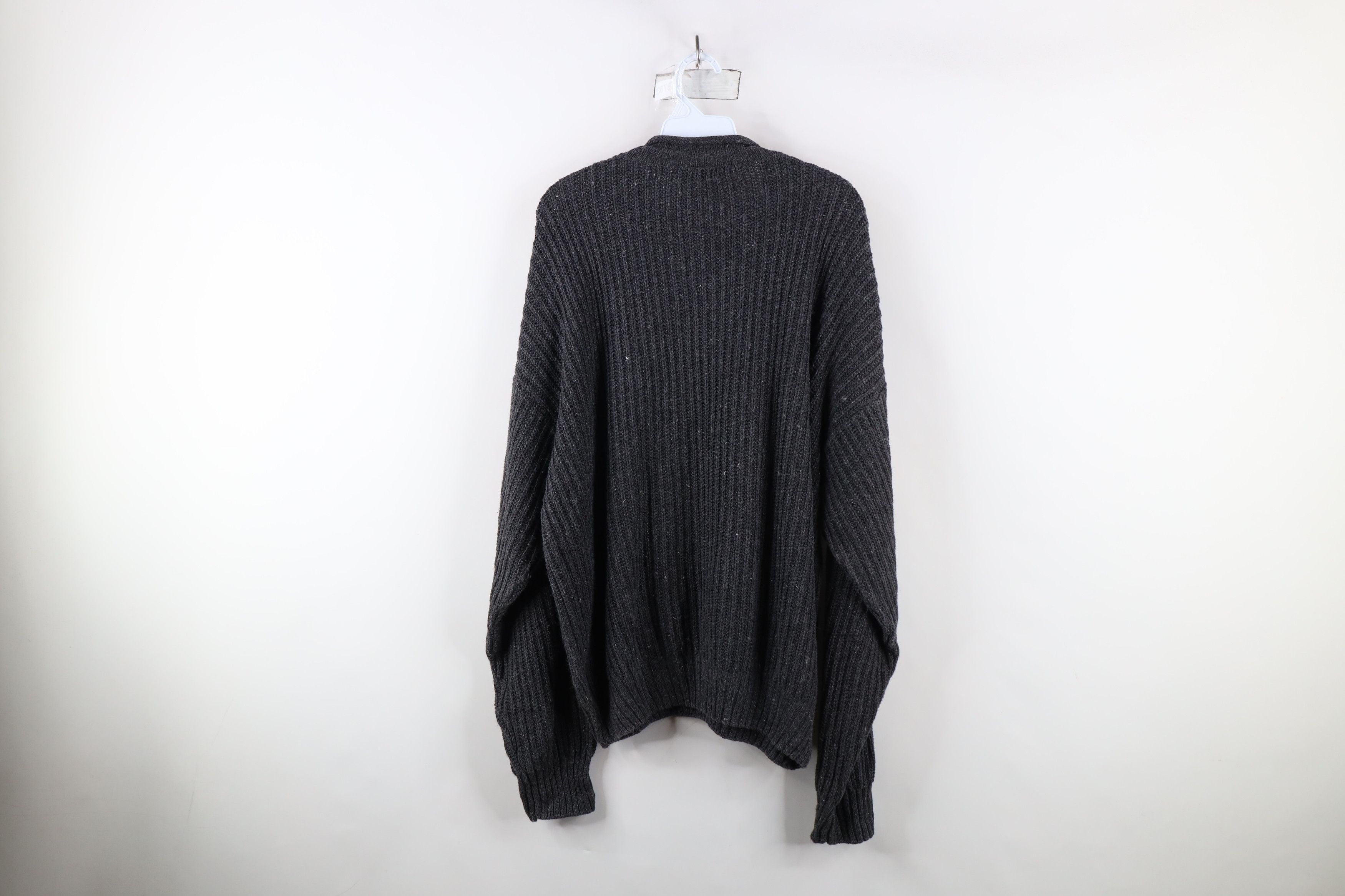 Vintage Vintage 90s Streetwear Heavyweight Marled Ribbed Sweater Size US XL / EU 56 / 4 - 8 Thumbnail