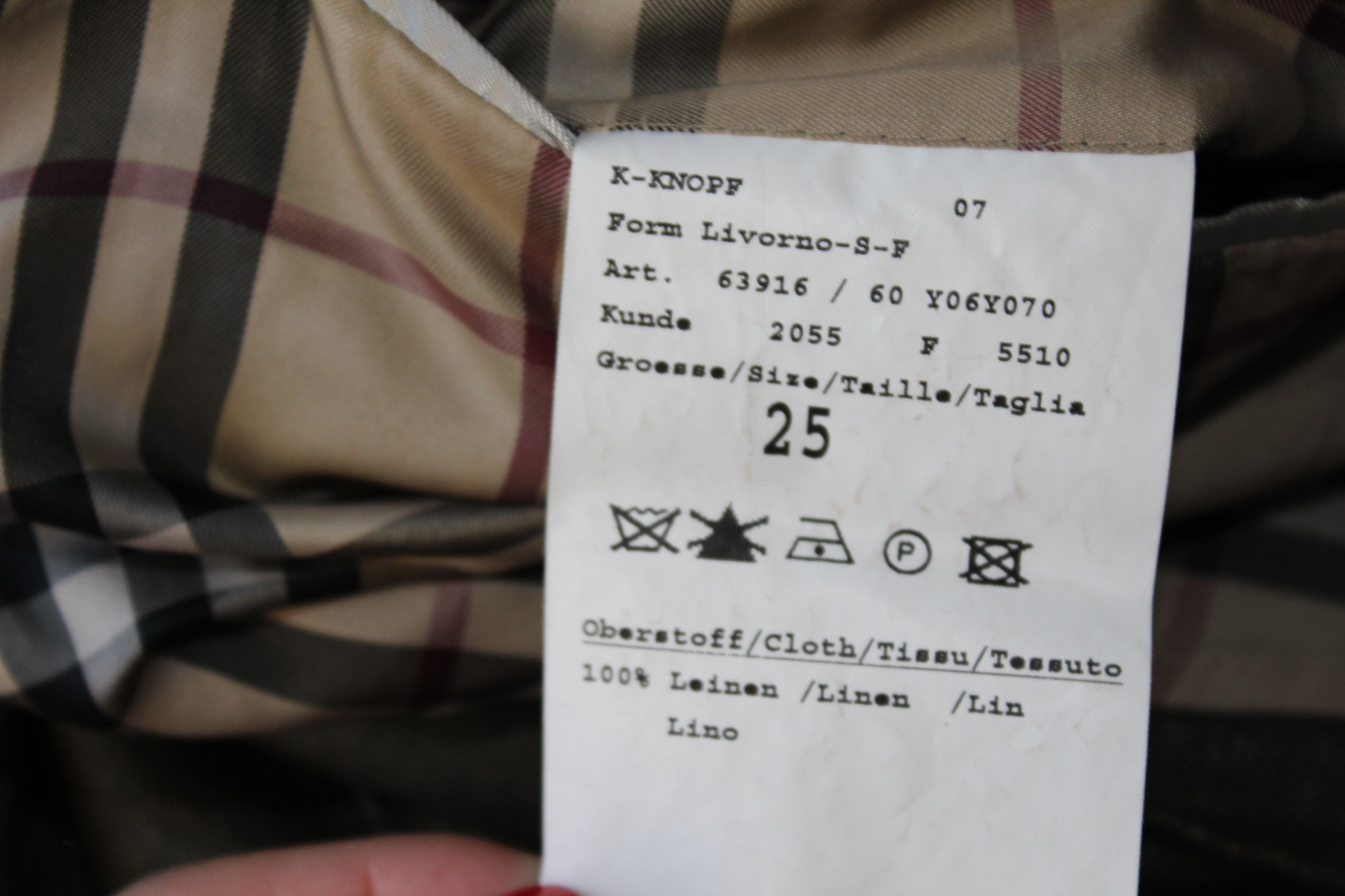 Burberry BURBERRY Linen Blazer Jacket Size US L / EU 52-54 / 3 - 7 Thumbnail
