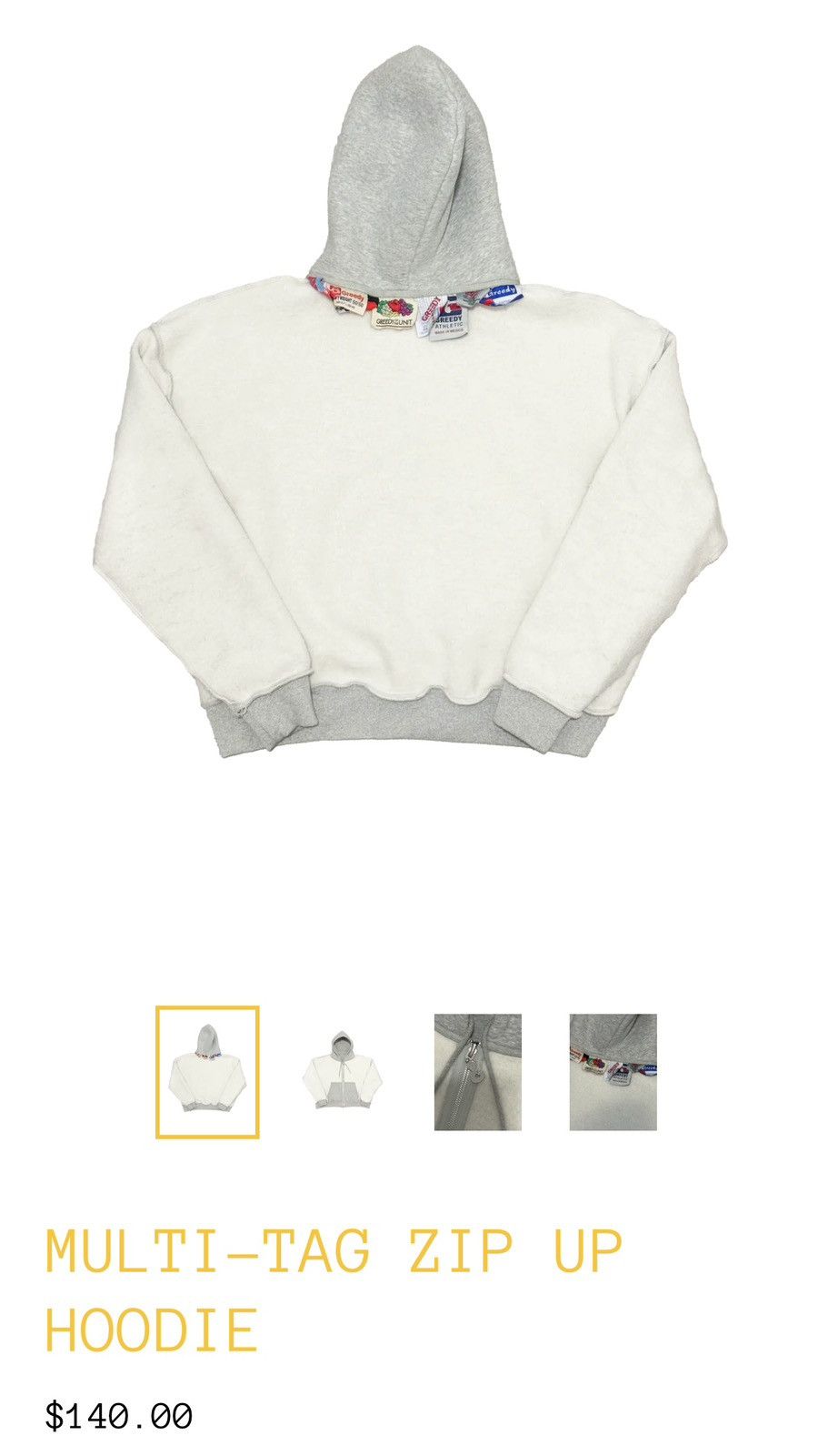 [TWN]★GREEDY HOODIE Designer greedy unit - Gem