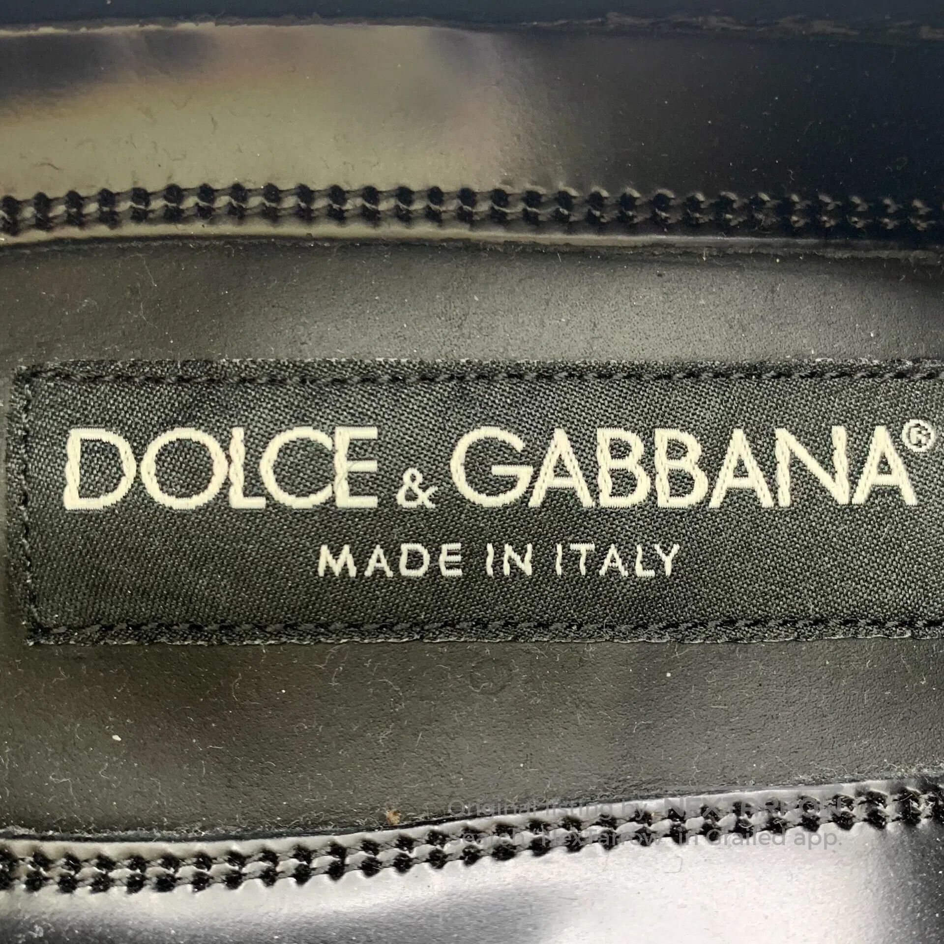 Dolce & Gabbana Dolce Gabbana Black logo stud bead sequin design casual fl Size US 6 / EU 39 - 8 Thumbnail
