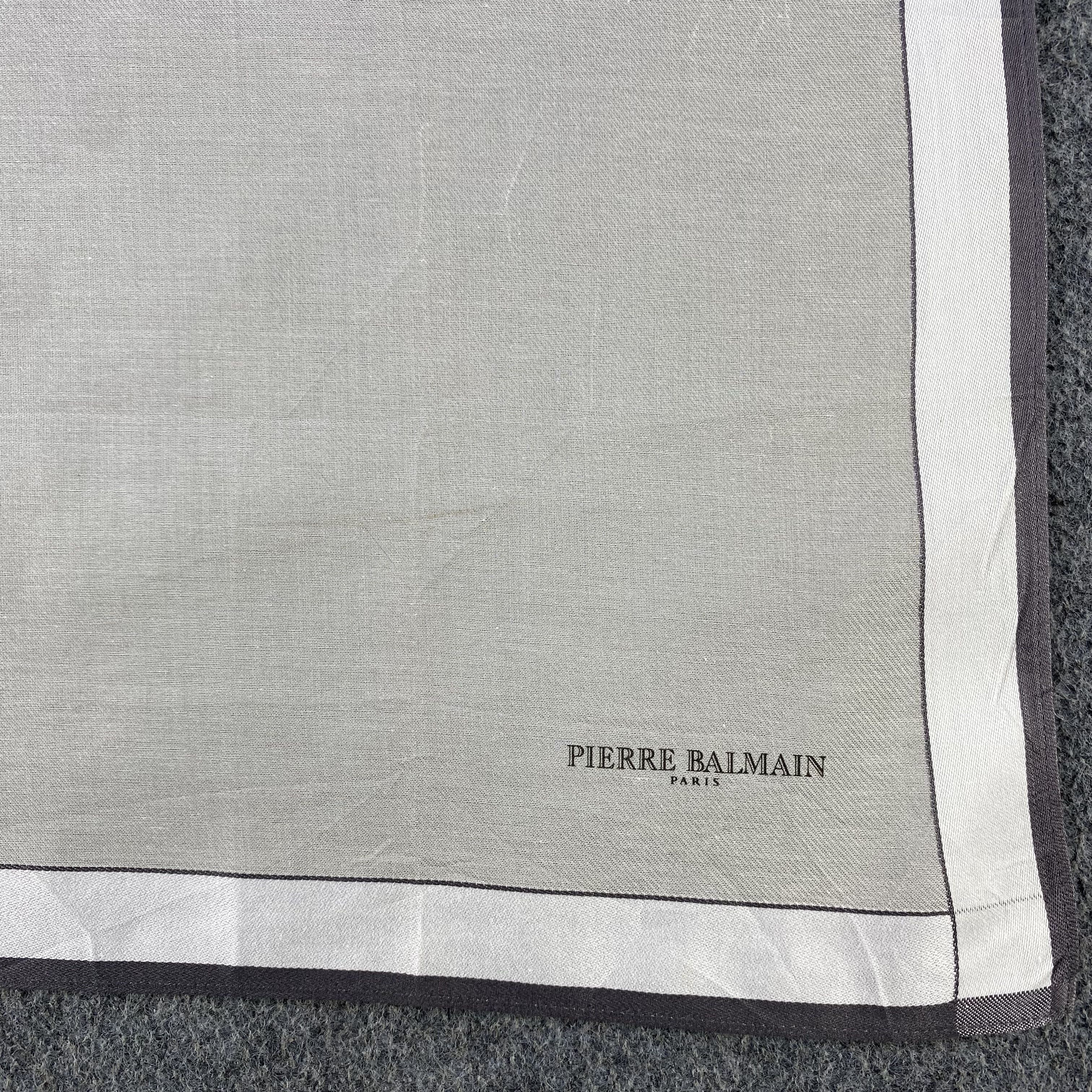 Pierre Balmain × Vintage Pierre Balmain Handkerchief/Neckerchief/Bandana HC744 Size ONE SIZE - 3 Thumbnail
