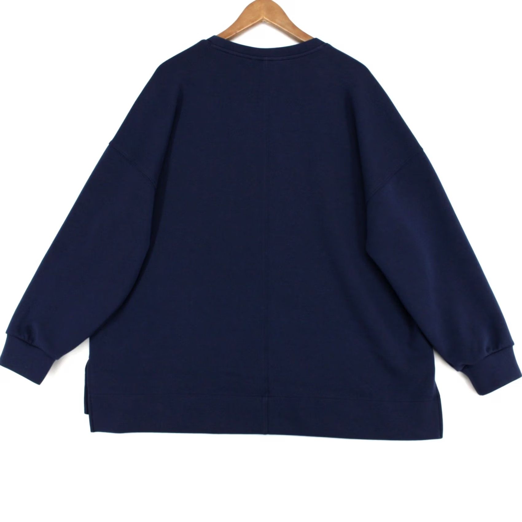 Spanx Spanx AirEssentials Sweatshirt Womens Navy Blue Tunic Crewneck Pullover Slits Size XXL / US 16-18 / IT 52-54 - 2 Thumbnail