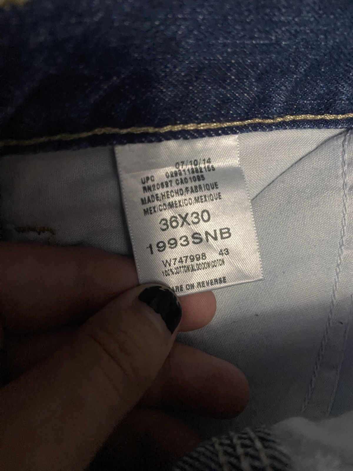 Dickies Dickies Dark Wash Carpenter Jeans Size US 36 / EU 52 - 4 Thumbnail