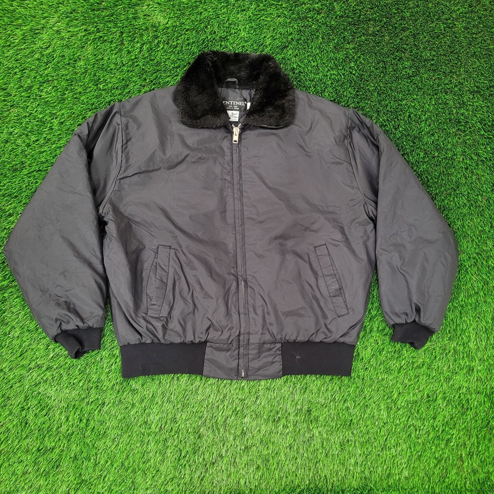 Vintage Vintage Long-Beach Sentinel Jacket Large 27x27 Sherpa-Collar Size US L / EU 52-54 / 3 - 9 Thumbnail