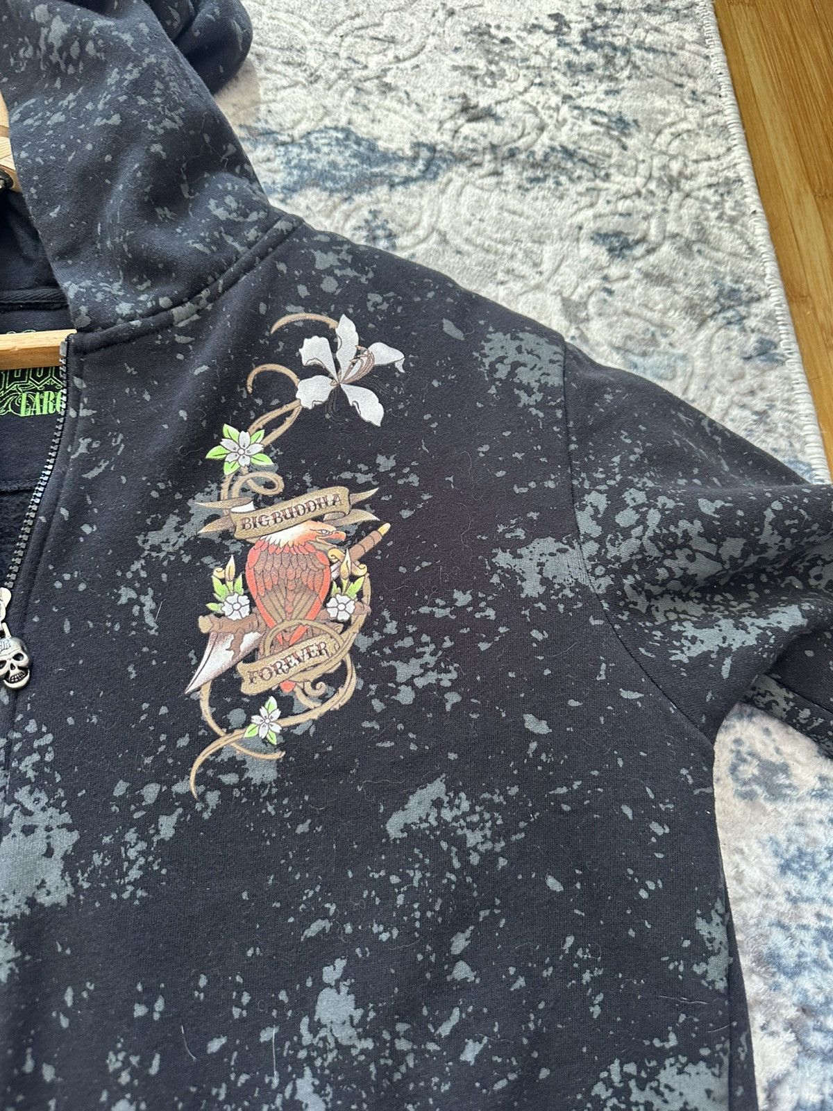 Hysteric Glamour HOODIE NN Y2K VINTAGE STREETWEAR SMALL LOGO,SIZE L Size US L / EU 52-54 / 3 - 9 Thumbnail