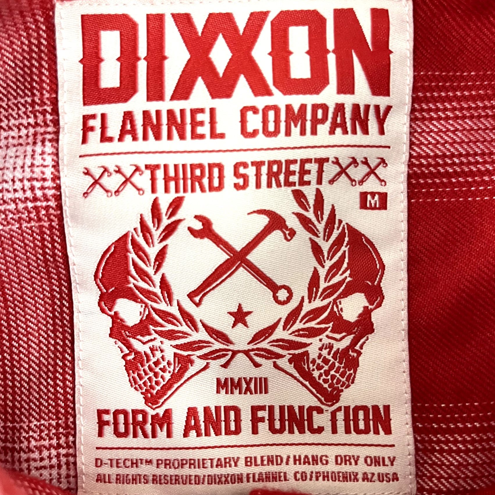 Vintage VINTAGE DIXXON Flannel Womens Medium White Red Plaid Form and Function Button Down Cult Size M / US 6-8 / IT 42-44 - 3 Thumbnail