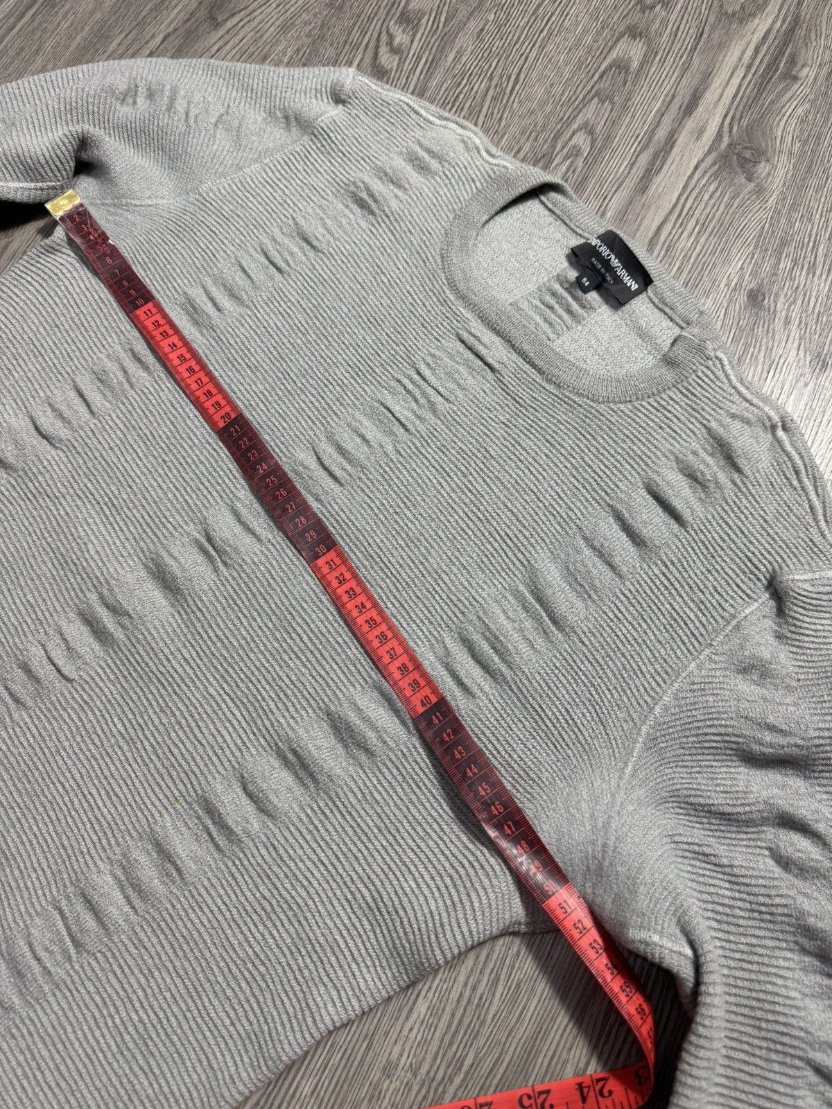 Emporio Armani 2000s Armani Wool Sweater Size US L / EU 52-54 / 3 - 13 Thumbnail