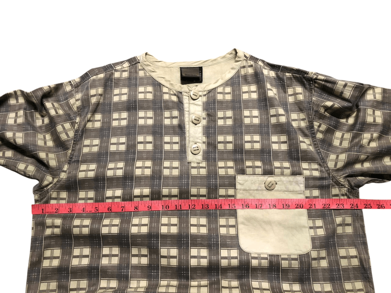 If Six Was Nine × Japanese Brand 2004 Flip The Script Checked Work Gear Shirt Jacket Size US L / EU 52-54 / 3 - 22 Thumbnail