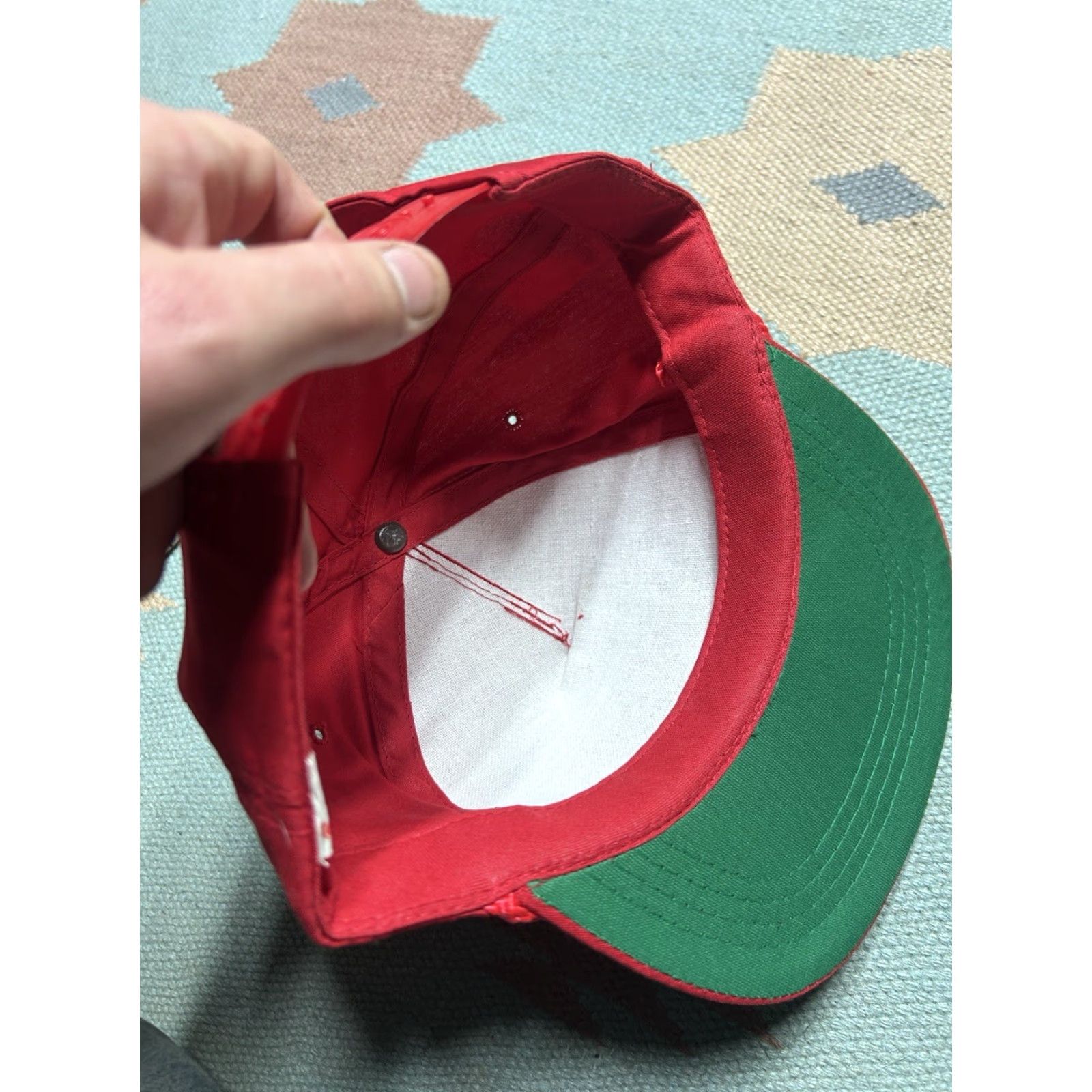 Equipment VINTAGE SnapBack hat cap Jursik truck equipment Michigan red adjustable Mens Adjustable Snapback Hat Size ONE SIZE - 6 Thumbnail