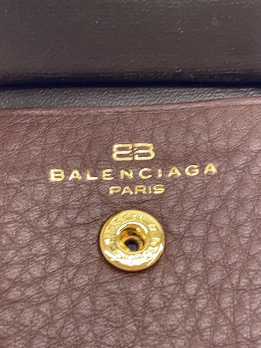 Balenciaga Balenciaga Leather Key Holder Brown Size ONE SIZE - 3 Thumbnail
