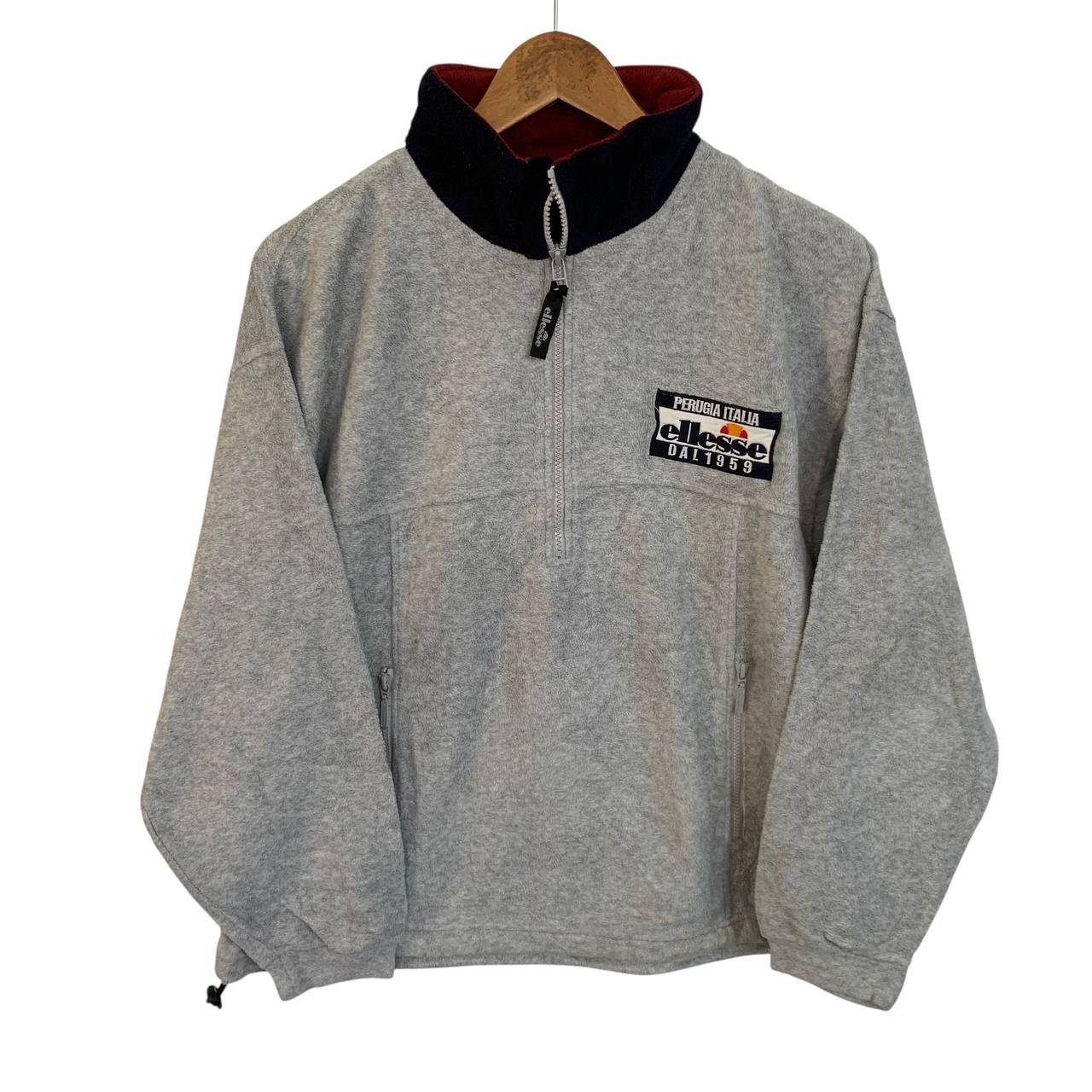 Ellesse Vintage Ellesse Sweatshirt Jumper Grey Large Size US L / EU 52-54 / 3 - 1 Thumbnail