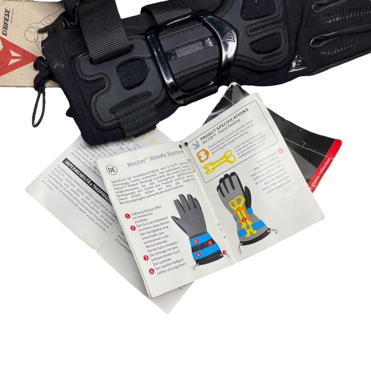 Dainese DAINESE D-IMPACT 13 D-DRIVE SNOWBOARD GLOVES NEW OLD STOCK Size ONE SIZE - 7 Thumbnail