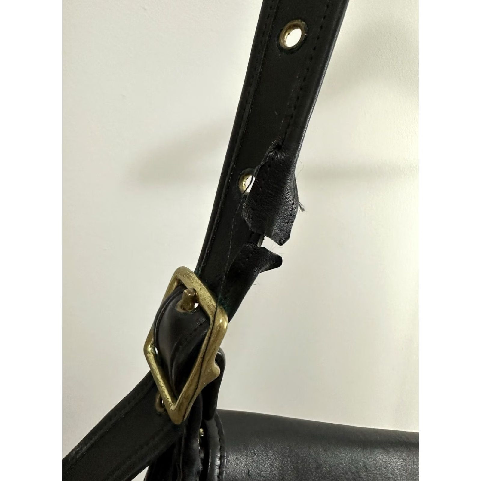 Coach VINTAGE Coach Patricia Legacy Crossbody Bag Black Leather Medium Women Mens? No. Size ONE SIZE - 6 Thumbnail