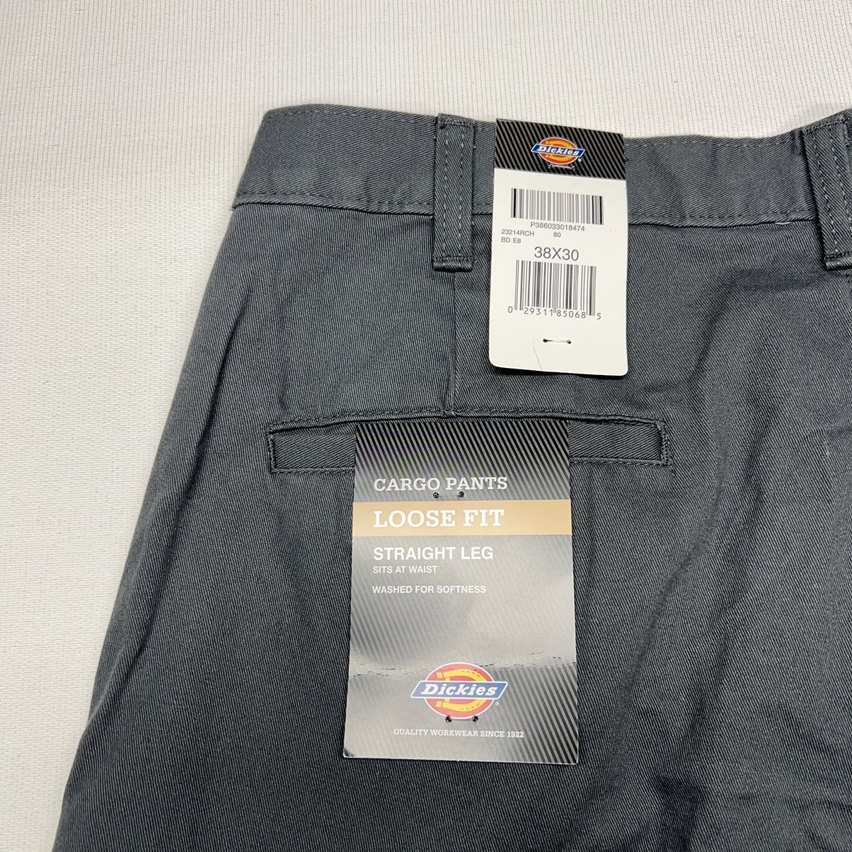Dickies Dickies Cargo Pants Mens 38X30 Gray Loose Fit Straight Leg Size US 38 / EU 54 - 11 Thumbnail