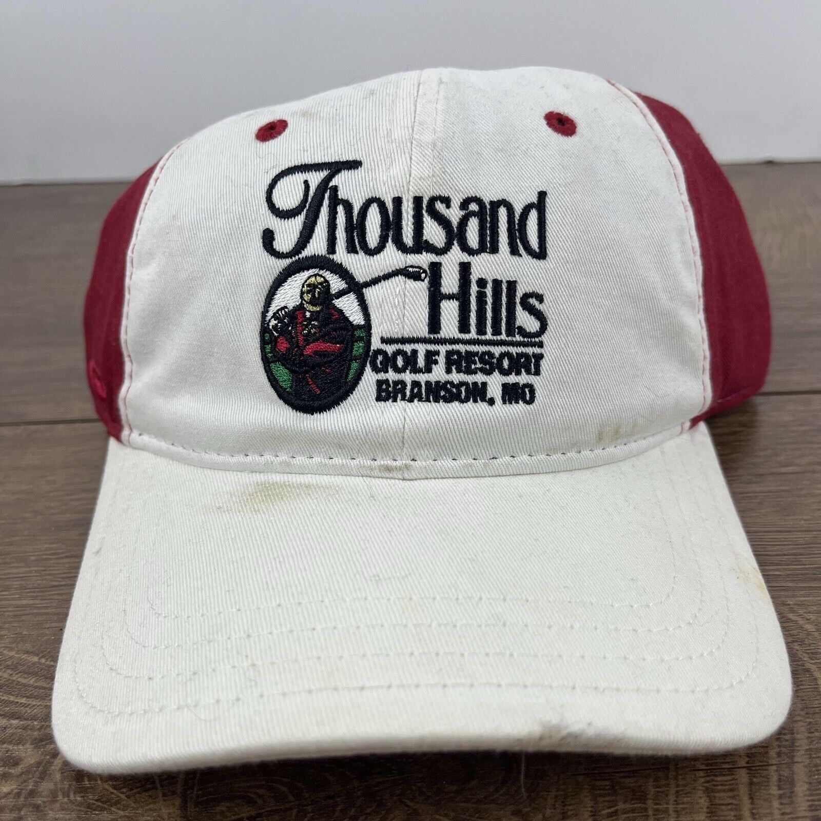 Other Thousand Hills Golf Resort Hat White Adjustable Hat White Br Size ONE SIZE - 4 Thumbnail