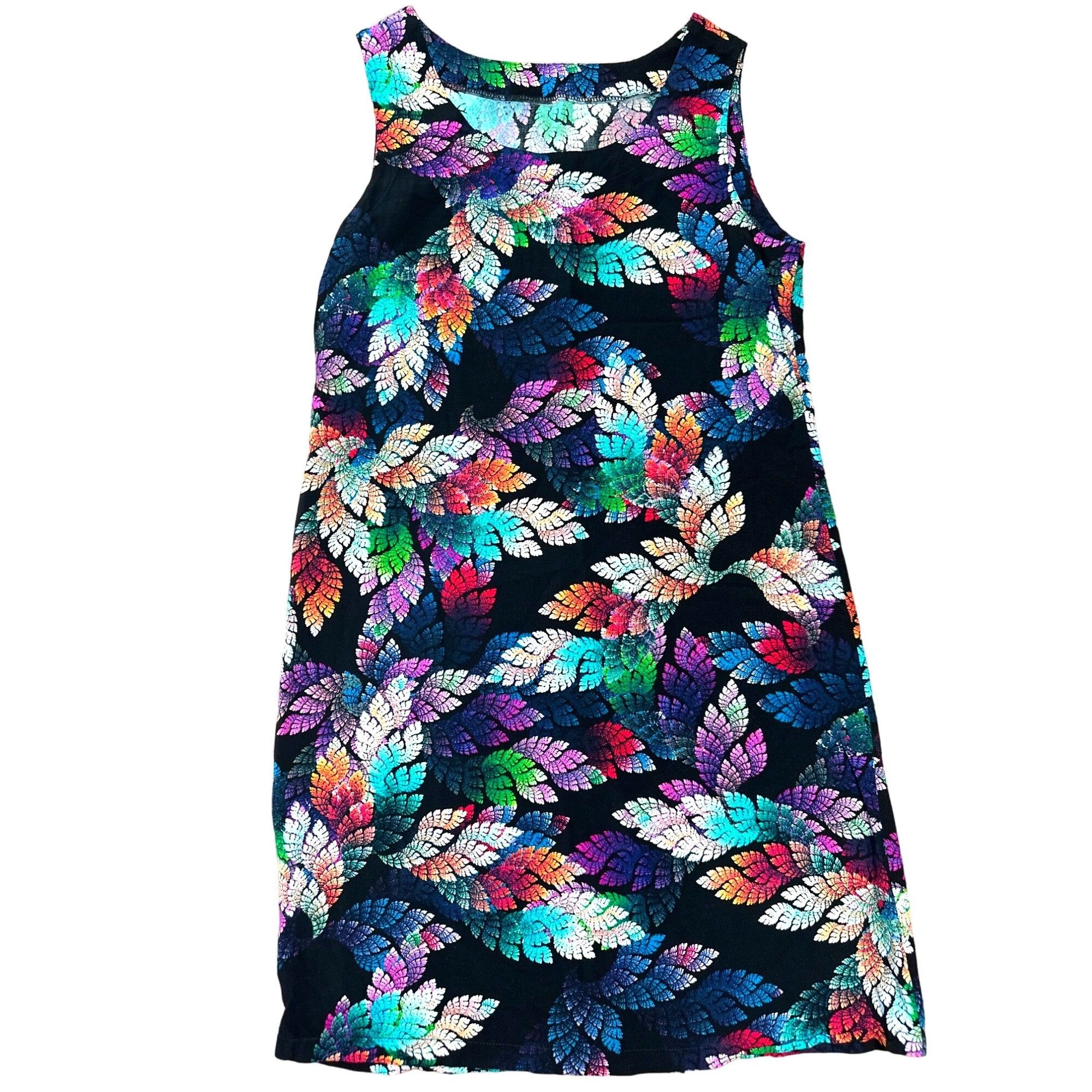 Other CCC Sleeveless Metallic Multi Color Feather Print Thin Sheer Size S / US 4 / IT 40 - 5 Thumbnail