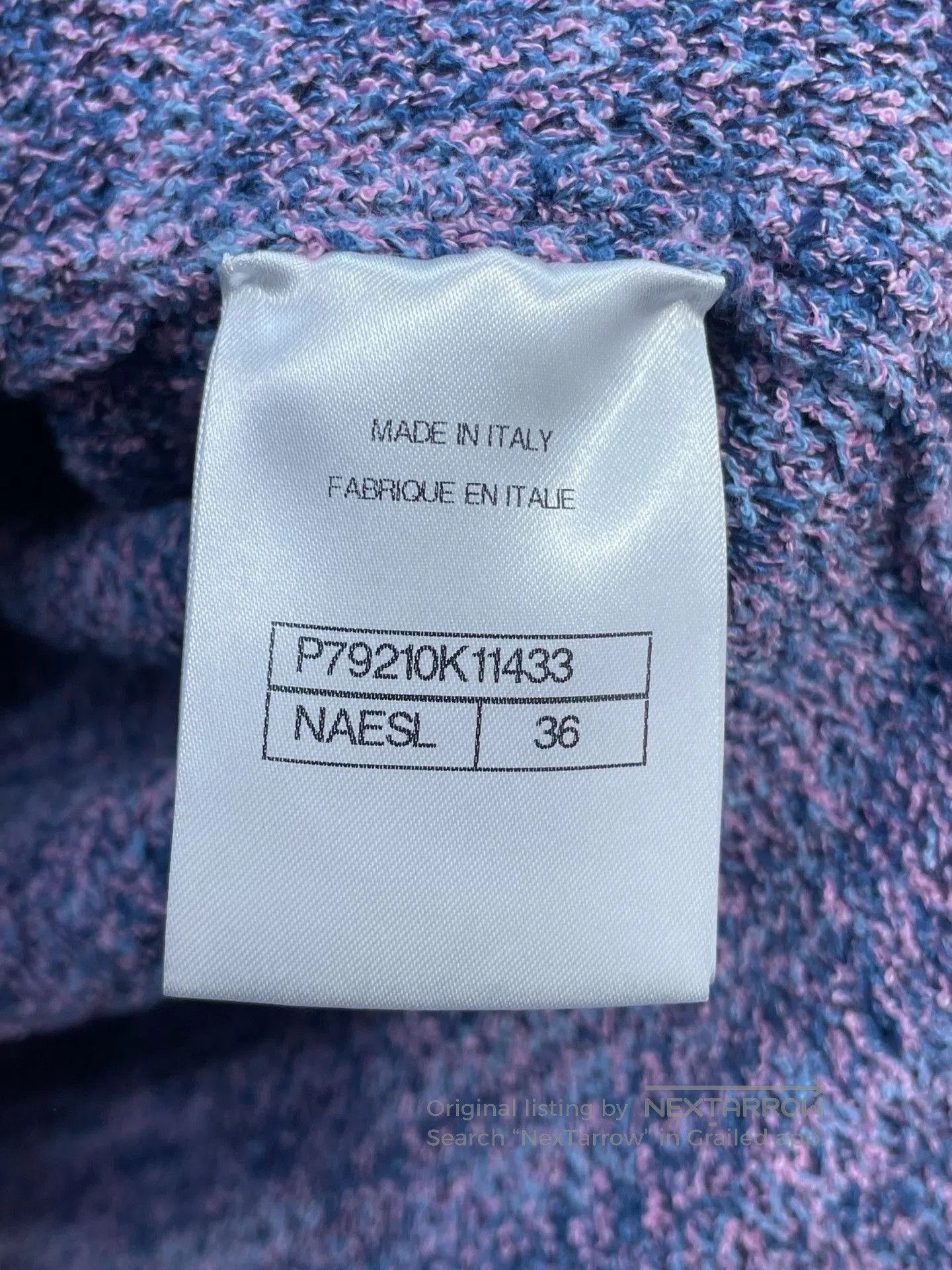 Chanel Chanel 25P Embroidered Knit Cardigan. Size XS / US 0-2 / IT 36-38 - 9 Thumbnail