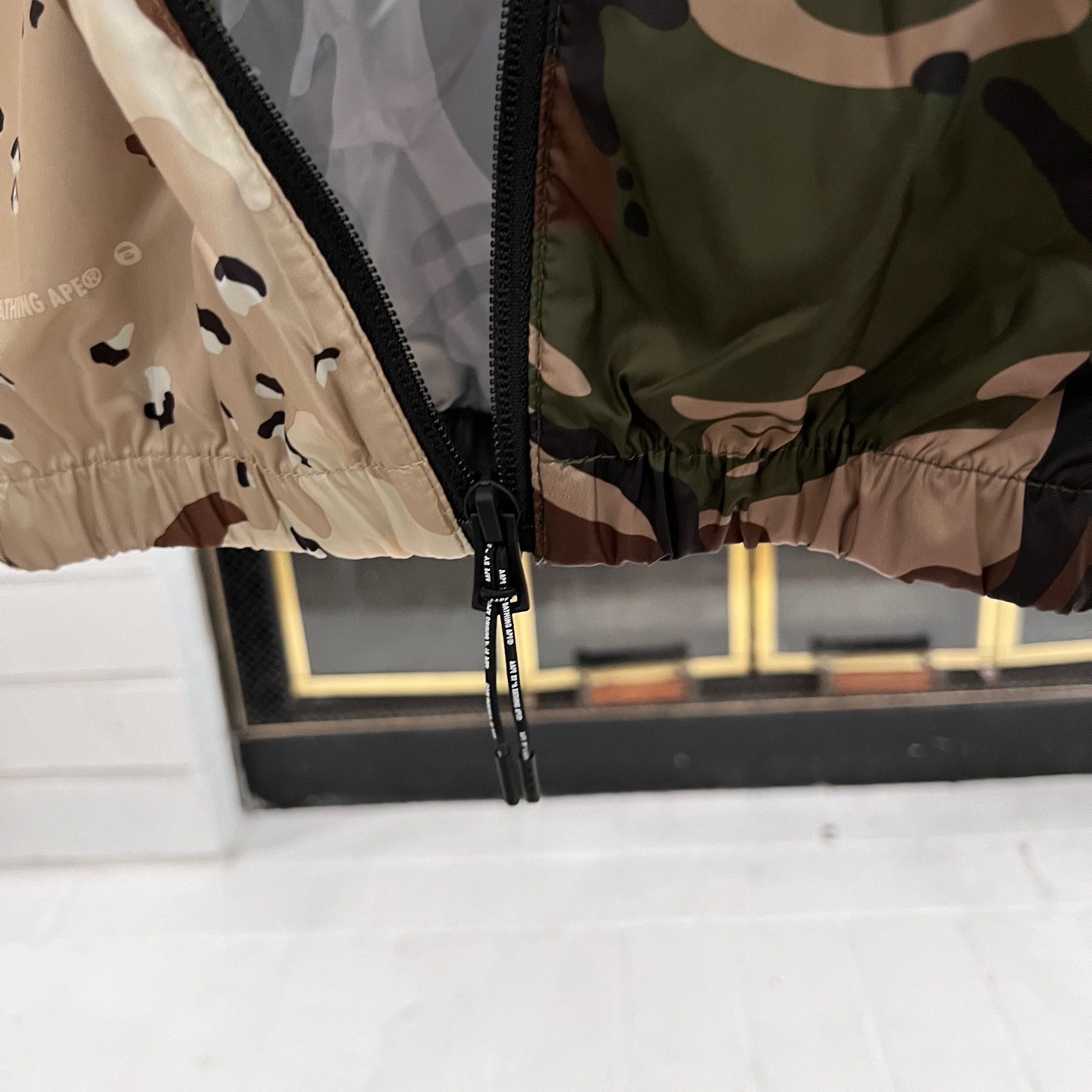 Aape Bape A bathing Ape MIX CAMO PANEL Hooded Windbreaker JACKET Size US L / EU 52-54 / 3 - 12 Thumbnail