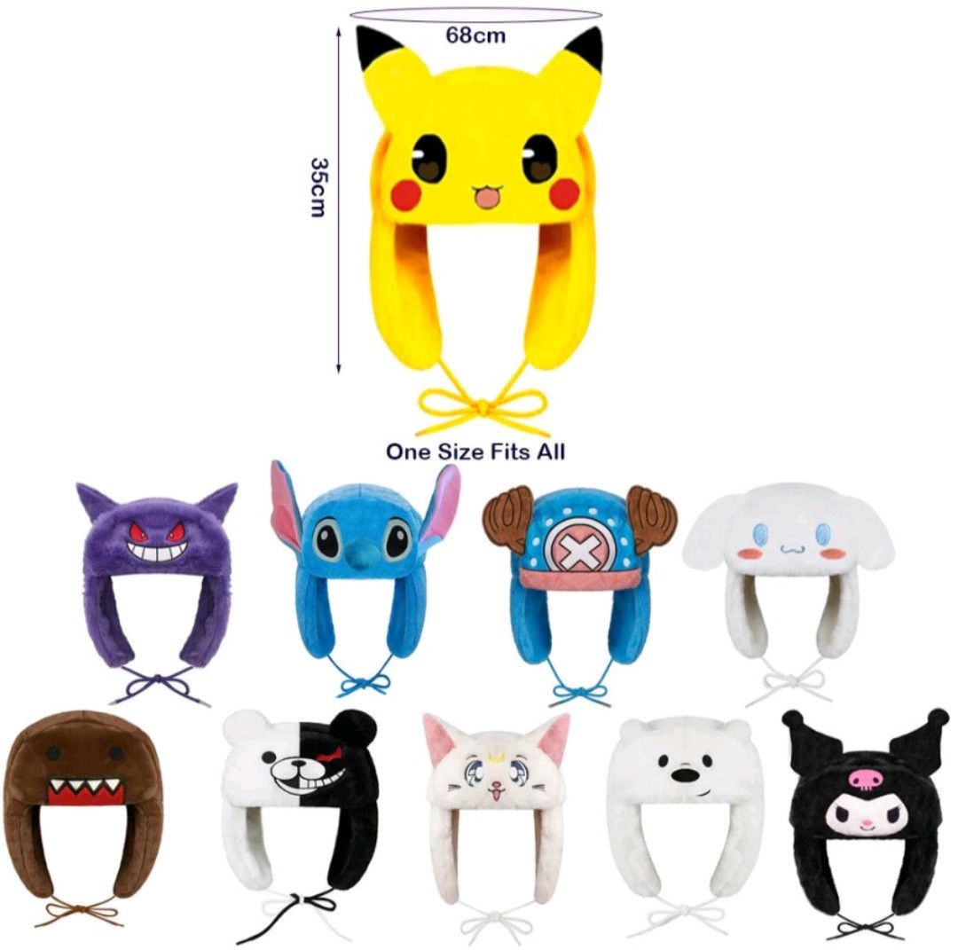Other 💥Pikachu cute protection winter hat Size ONE SIZE - 2 Thumbnail