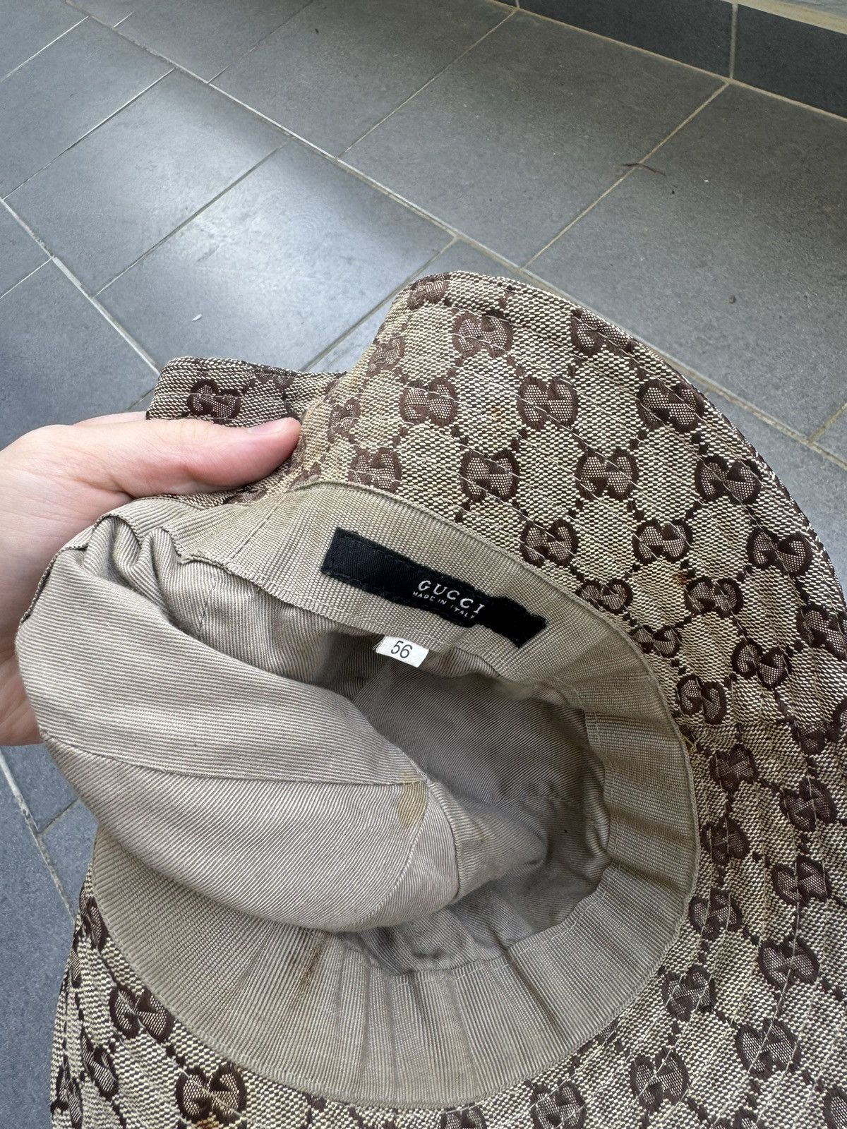 Gucci Vintage Gucci monogram bucket hat Size ONE SIZE - 5 Thumbnail