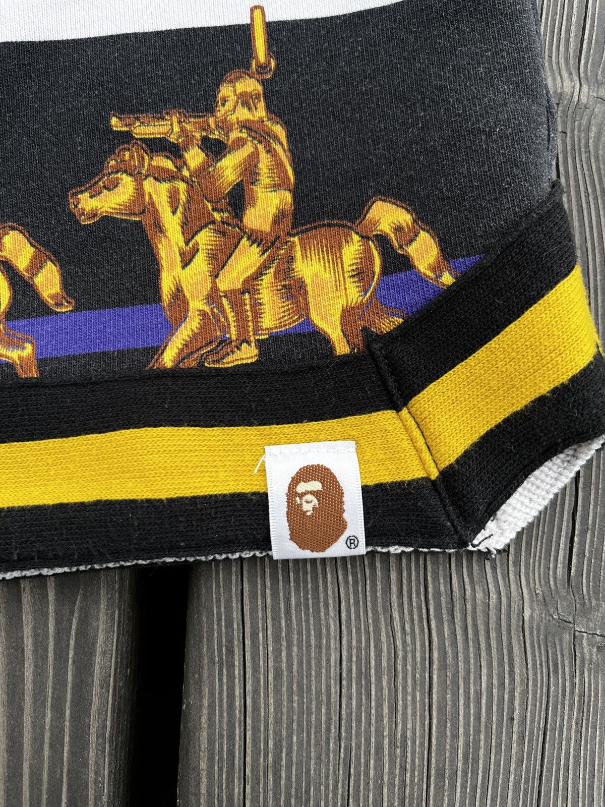 Bape RARE🔥Bape Double Ape Head Sweat Shorts A Batching Ape Y2K Size US 32 / EU 48 - 4 Thumbnail