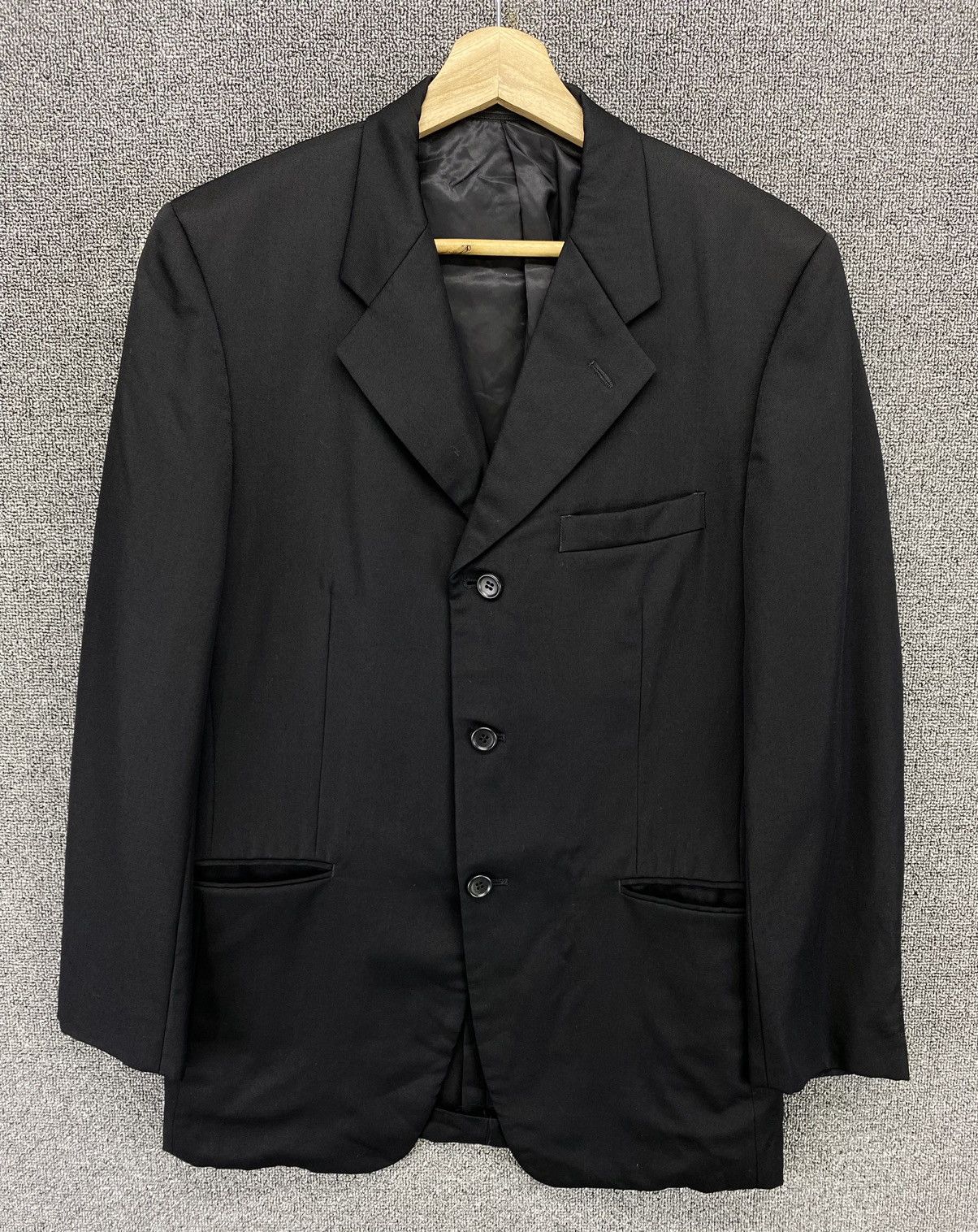 Issey Miyake Vintage Issey Miyake Product Wool Blazer Coat Jacket Size US M / EU 48-50 / 2 - 2 Thumbnail
