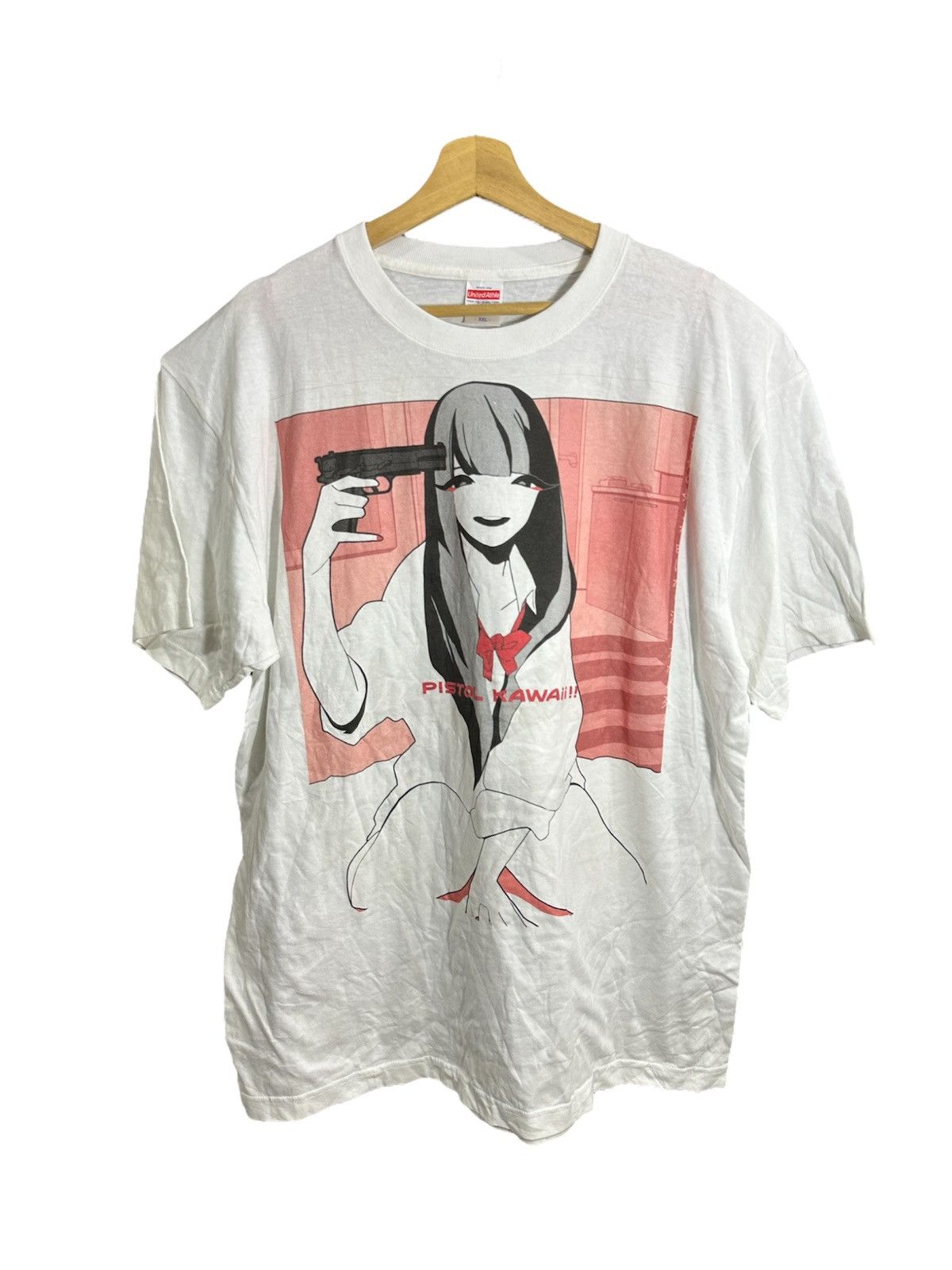 Anime Vintage Y2K Avazure Pistol Kawaii Tshirt Anime Manga Size US XXL / EU 58 / 5 - 1 Thumbnail