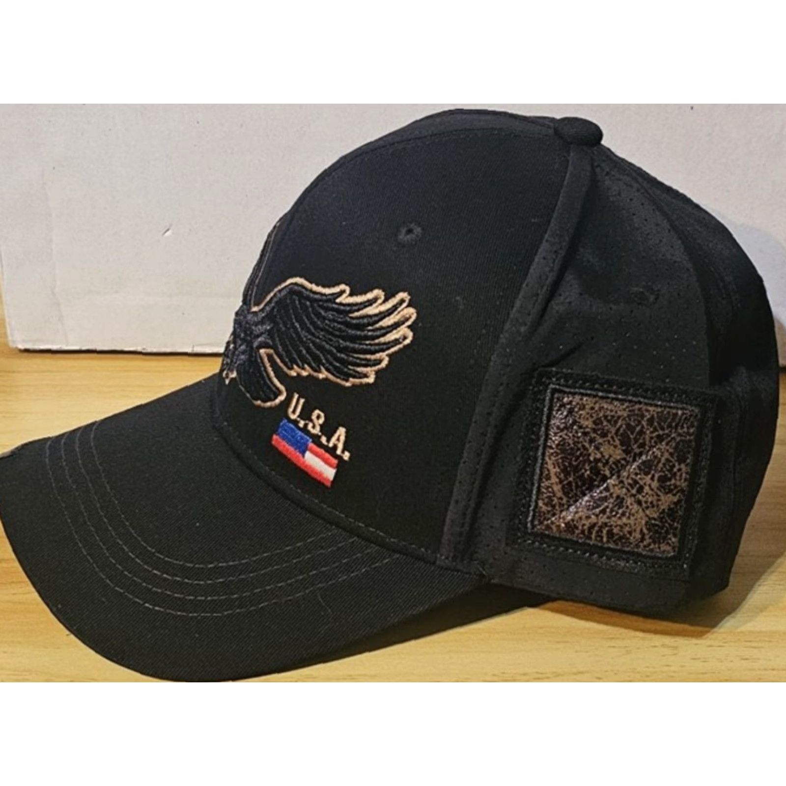 Vintage EAGLE FLYING BELIEVE USA STAR FLAG SNAPBACK BASEBALL CAP ( B ) Size ONE SIZE - 2 Thumbnail