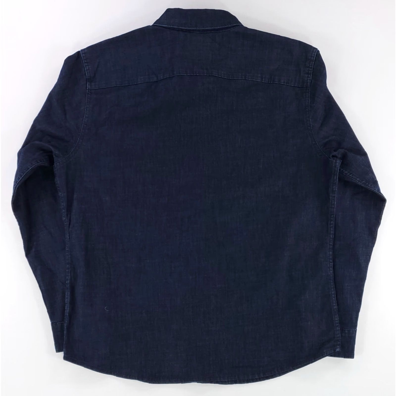 Wrangler Wrangler Pearl Snap Shirt Denim Long Sleeve Mens XL Blue Size US XL / EU 56 / 4 - 3 Thumbnail